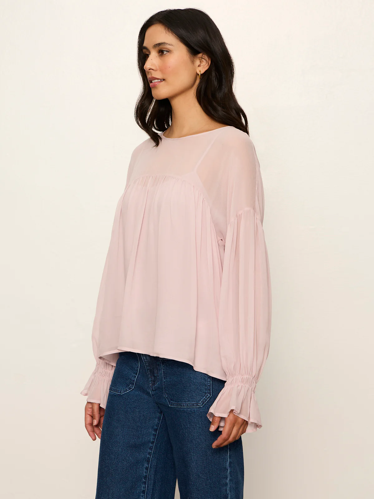 Keepsake Volume Blouse Dried Petal - Image 3