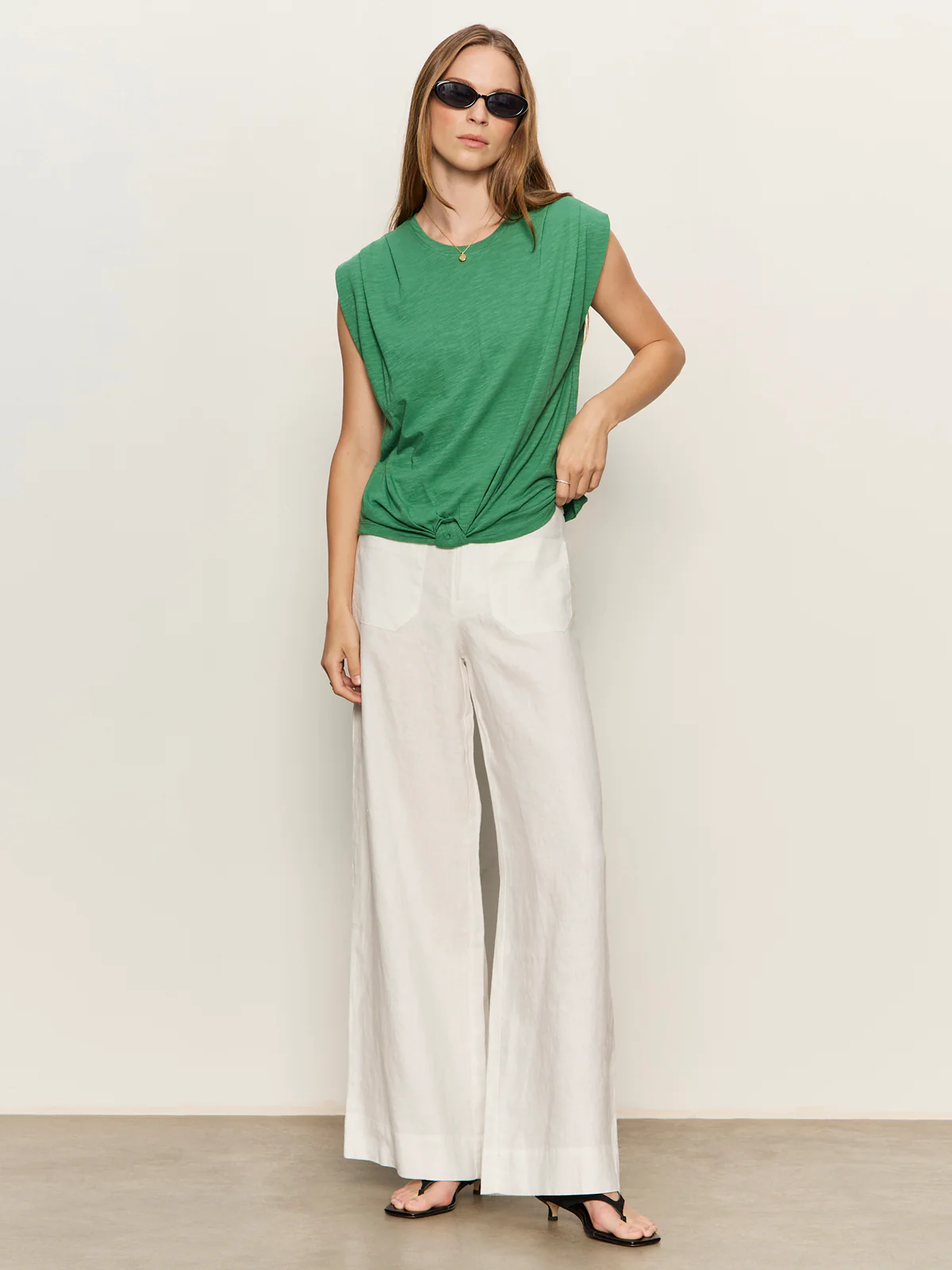 Knotted Muscle Tee Green Juice - Image 5
