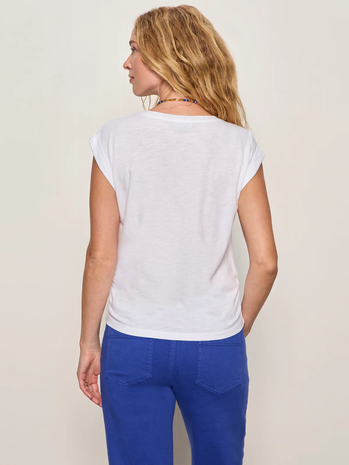 Knotted Muscle Tee White - Image 2