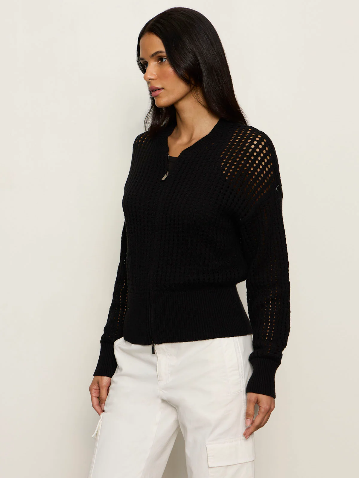 Laguna Openwork Bomber Black - Image 3