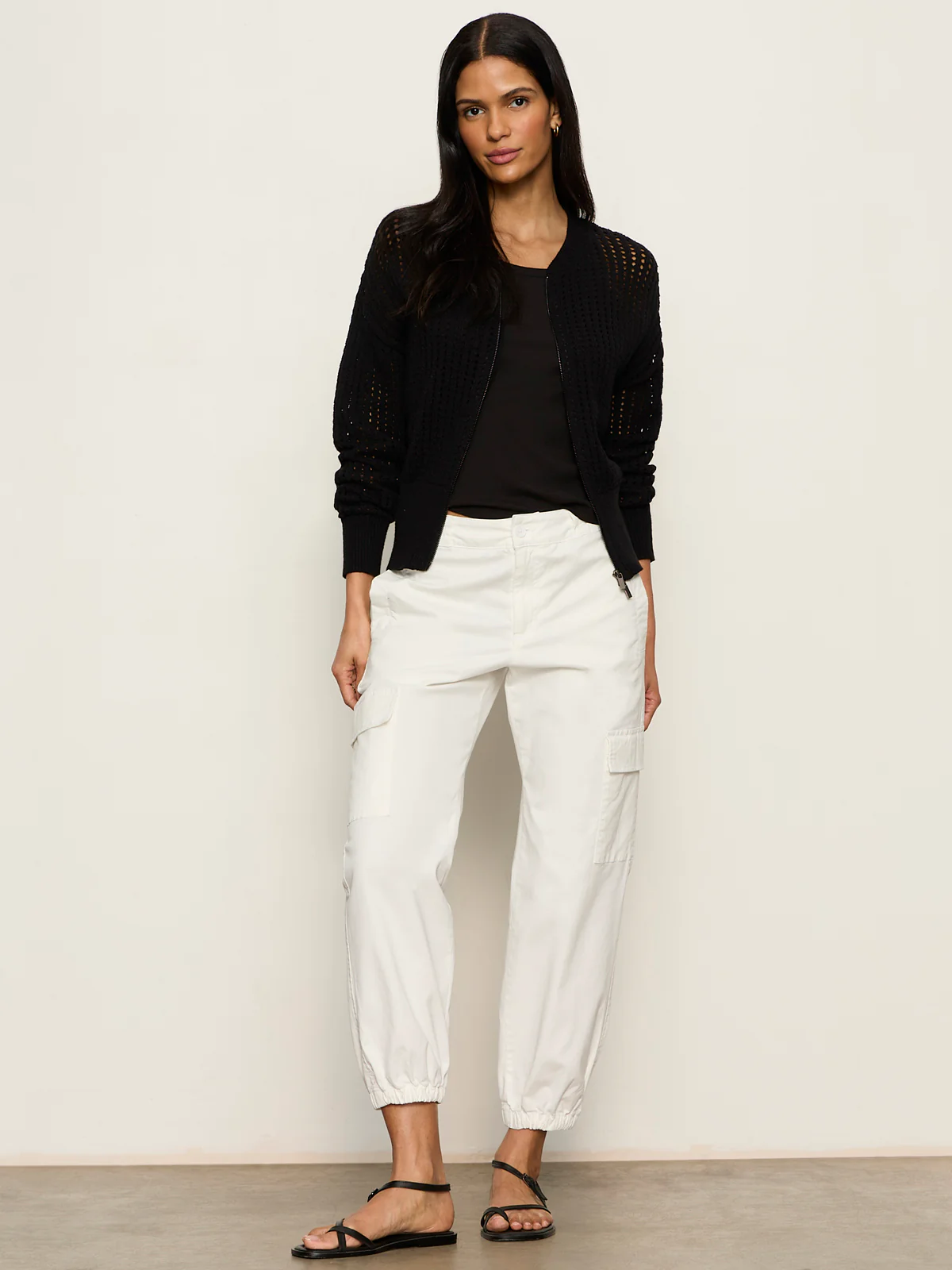 Laguna Openwork Bomber Black - Image 4