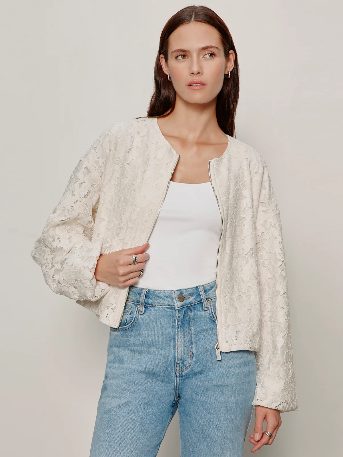 Leila Lace Jacket Collagen - Image 4