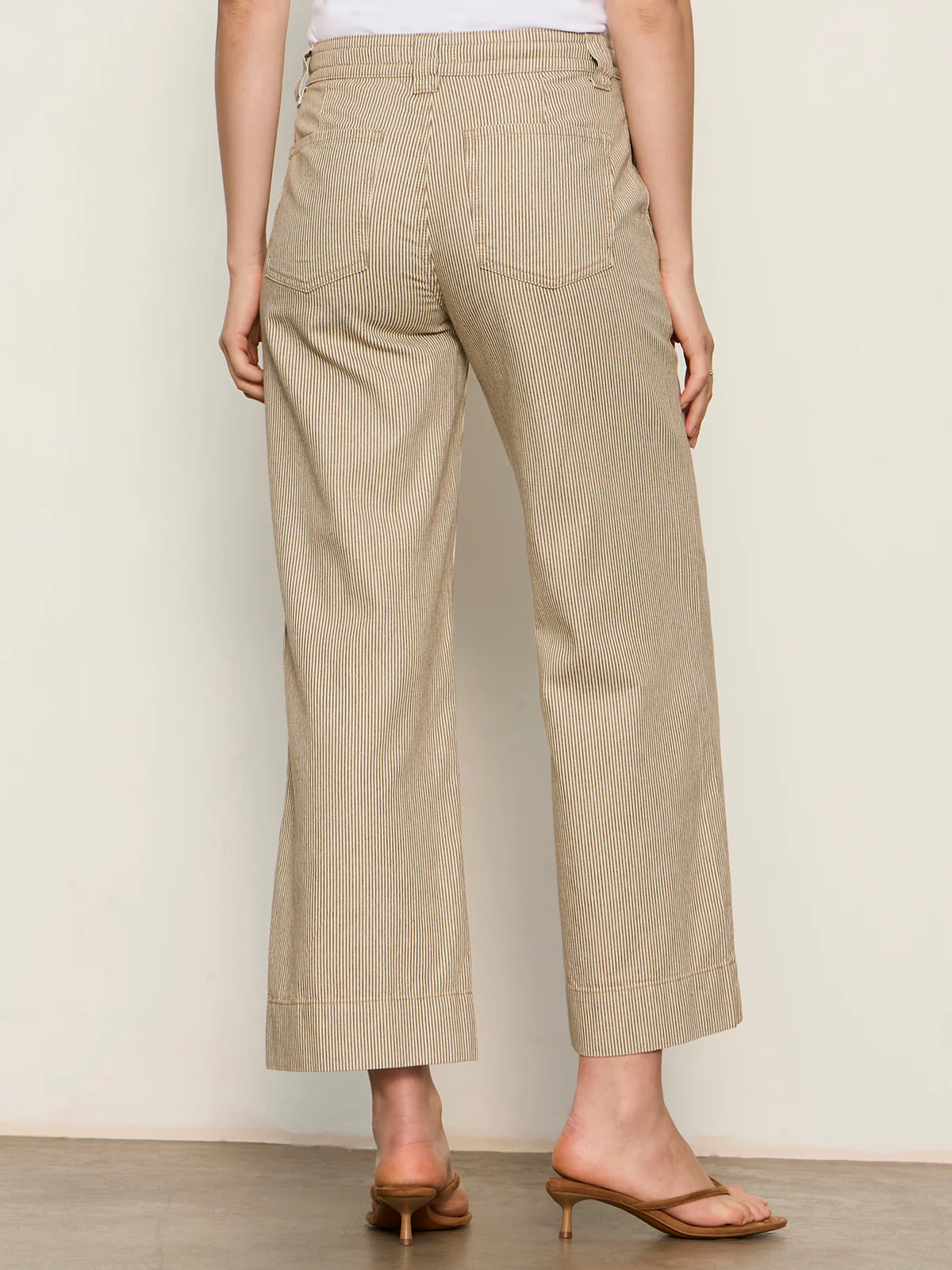 Lily Stripe Cropped Pant Lido Stripe - Image 6