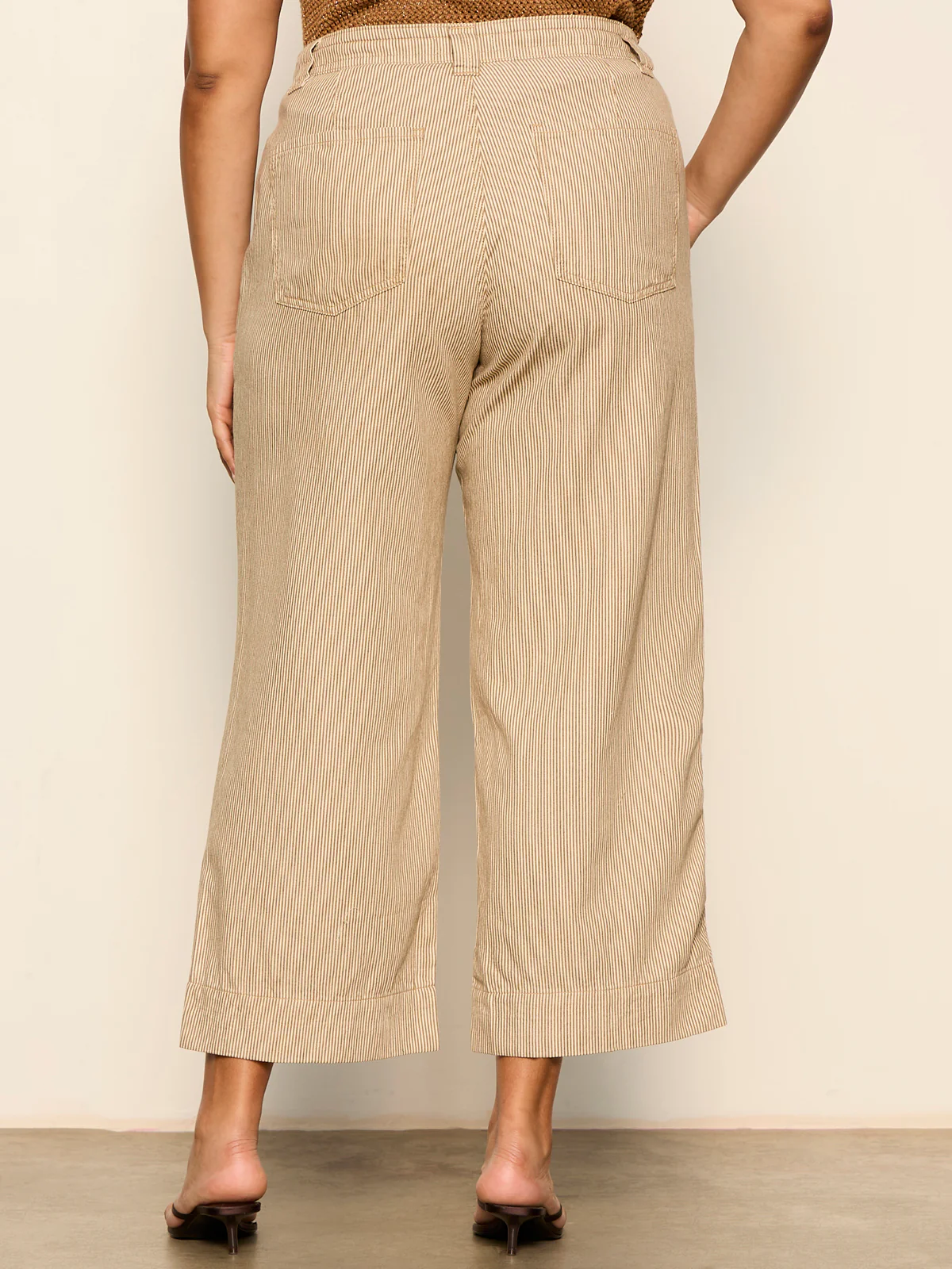 Lily Stripe Cropped Pant Lido Stripe Extended Sizing - Image 5