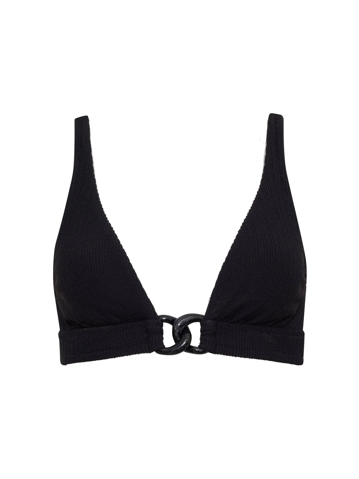 Long Line Bra Bikini Top Black - Image 6
