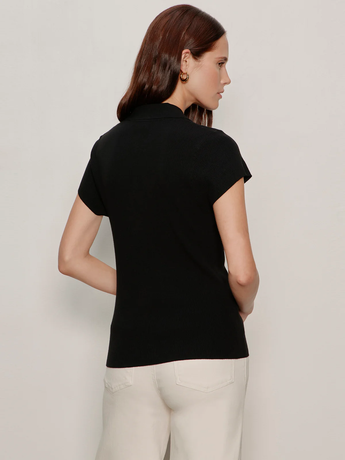 Lover Girl Ribbed Sweater Black - Image 3