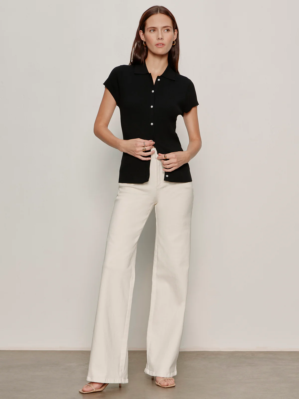 Lover Girl Ribbed Sweater Black - Image 5