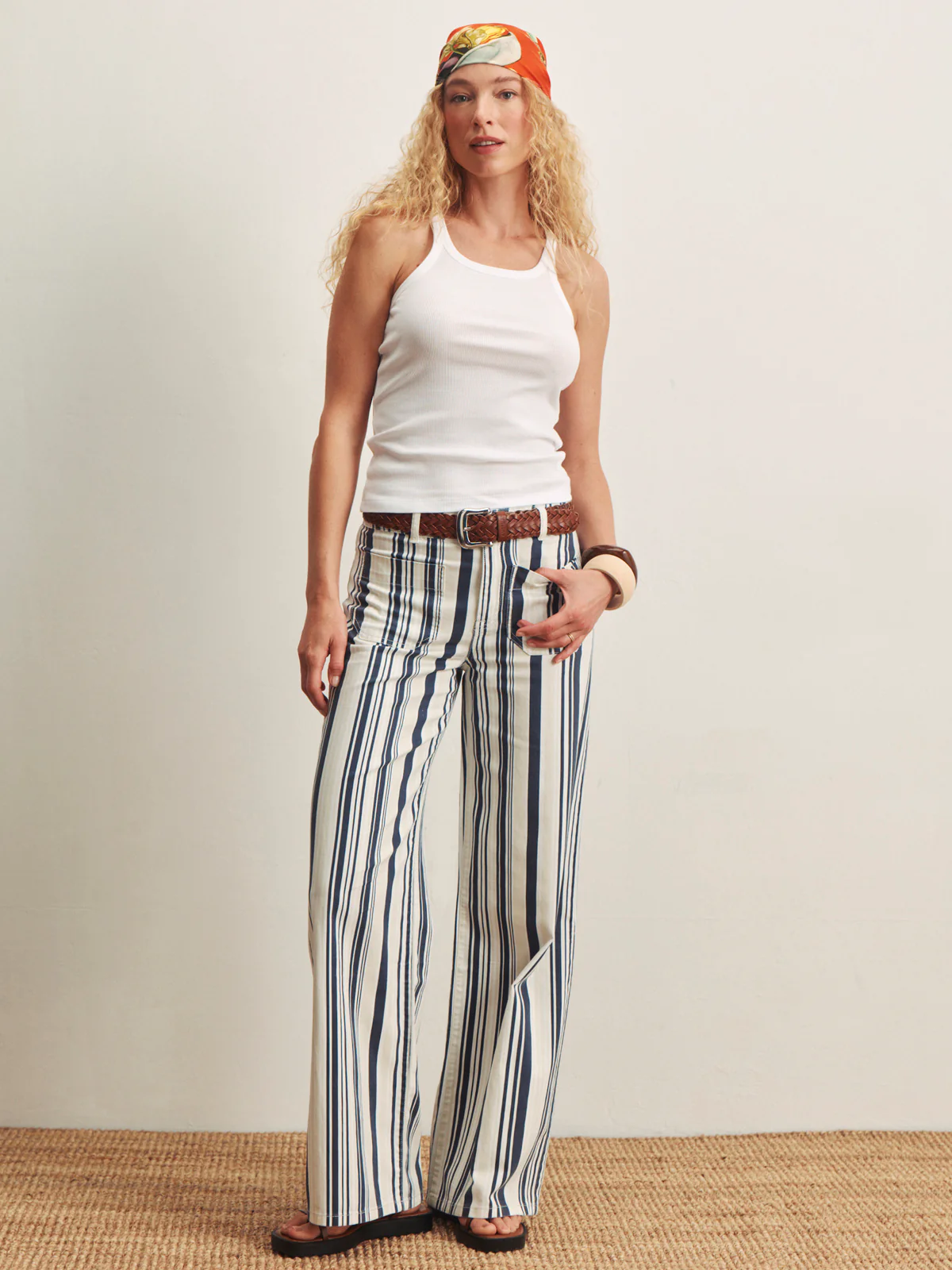 Marine Full Length Jean Sail Stripe - Image 5