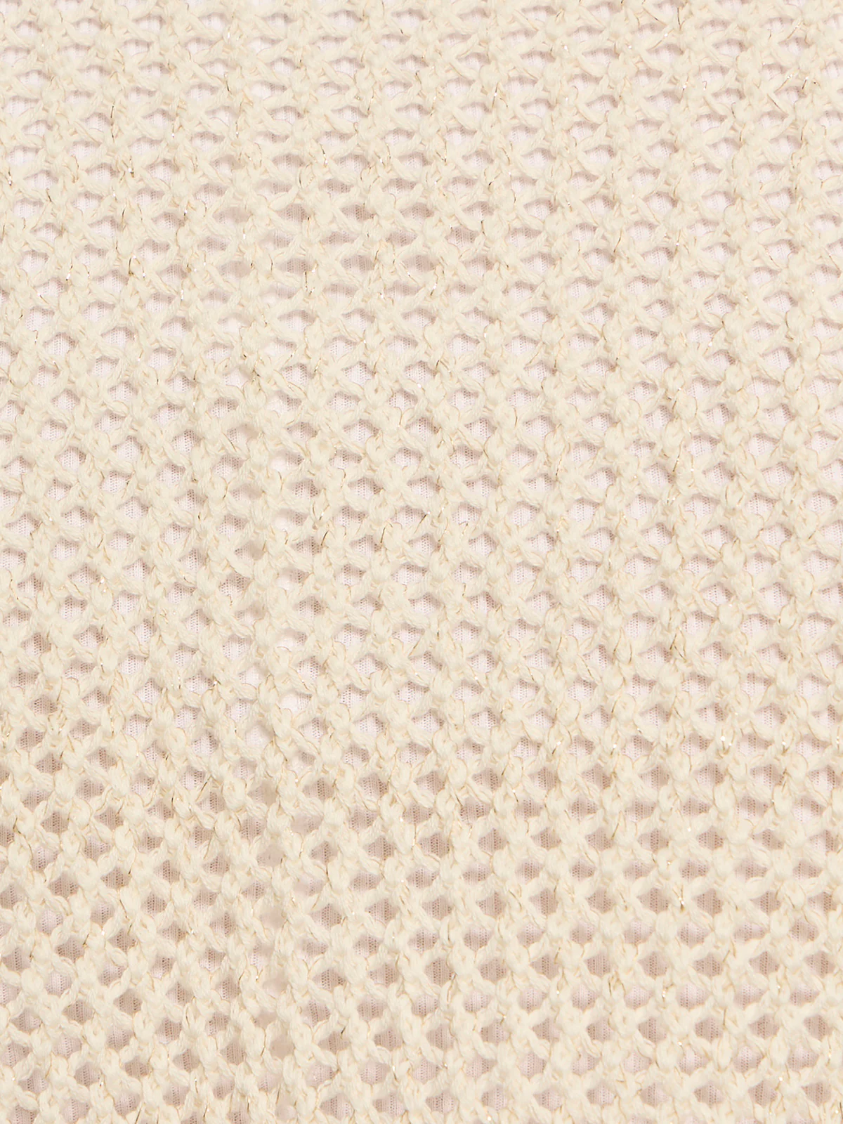 Metallic Open Knit Cardi Collagen - Image 7