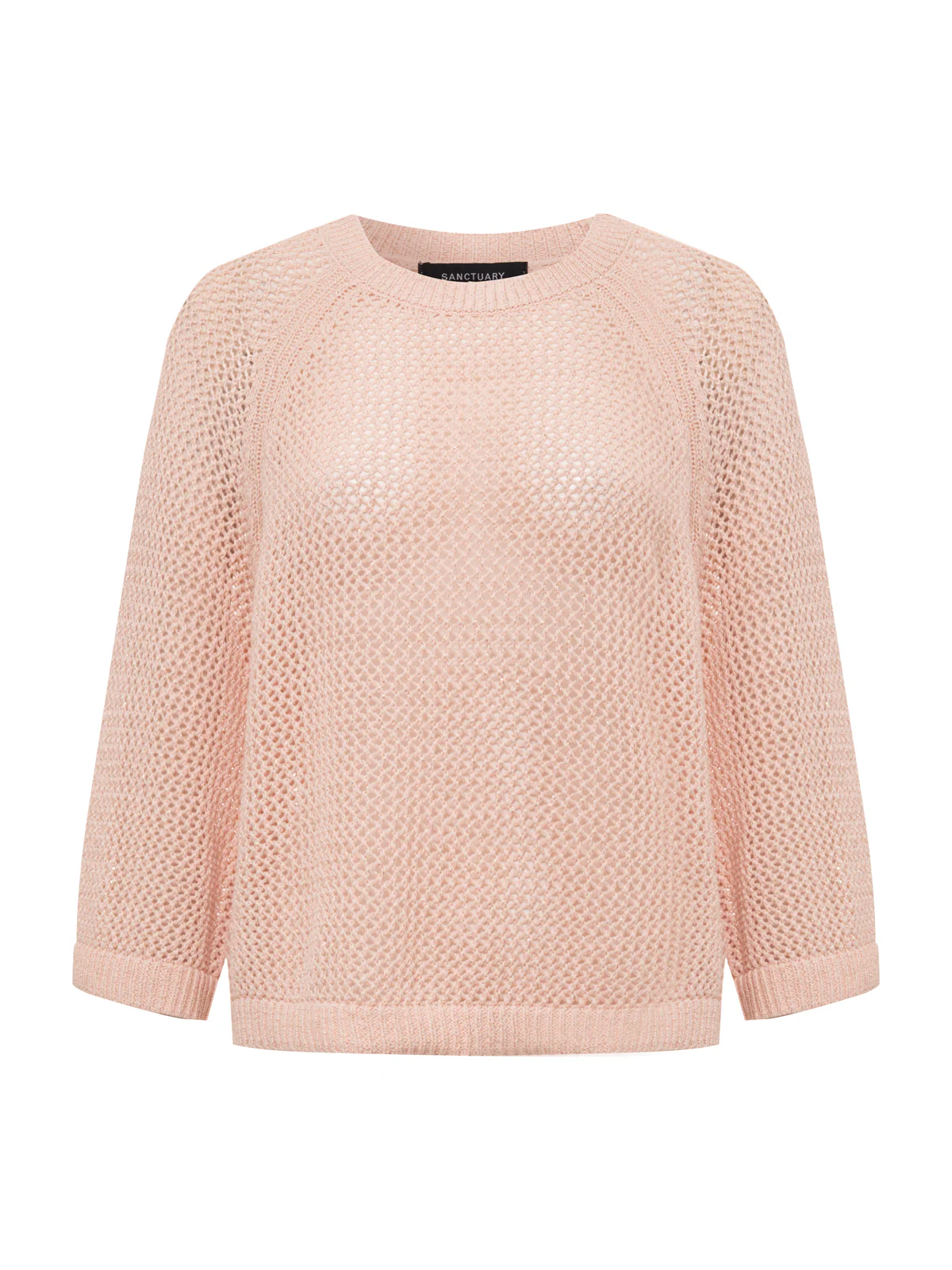 Metallic Sweater Tee Washed Salmon - Image 8