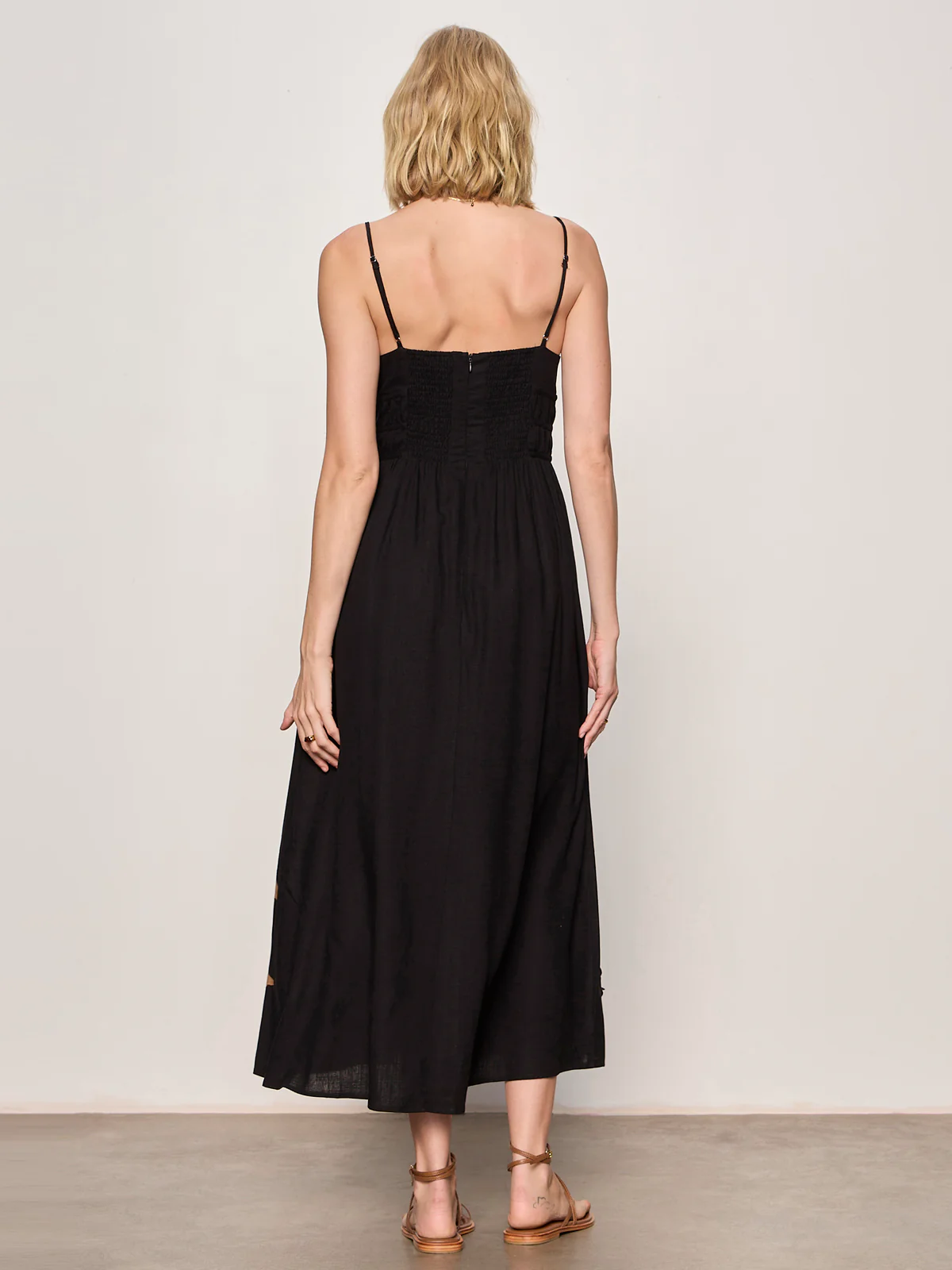 Mira Embellished Volume Dress Macro Lotus - Image 3