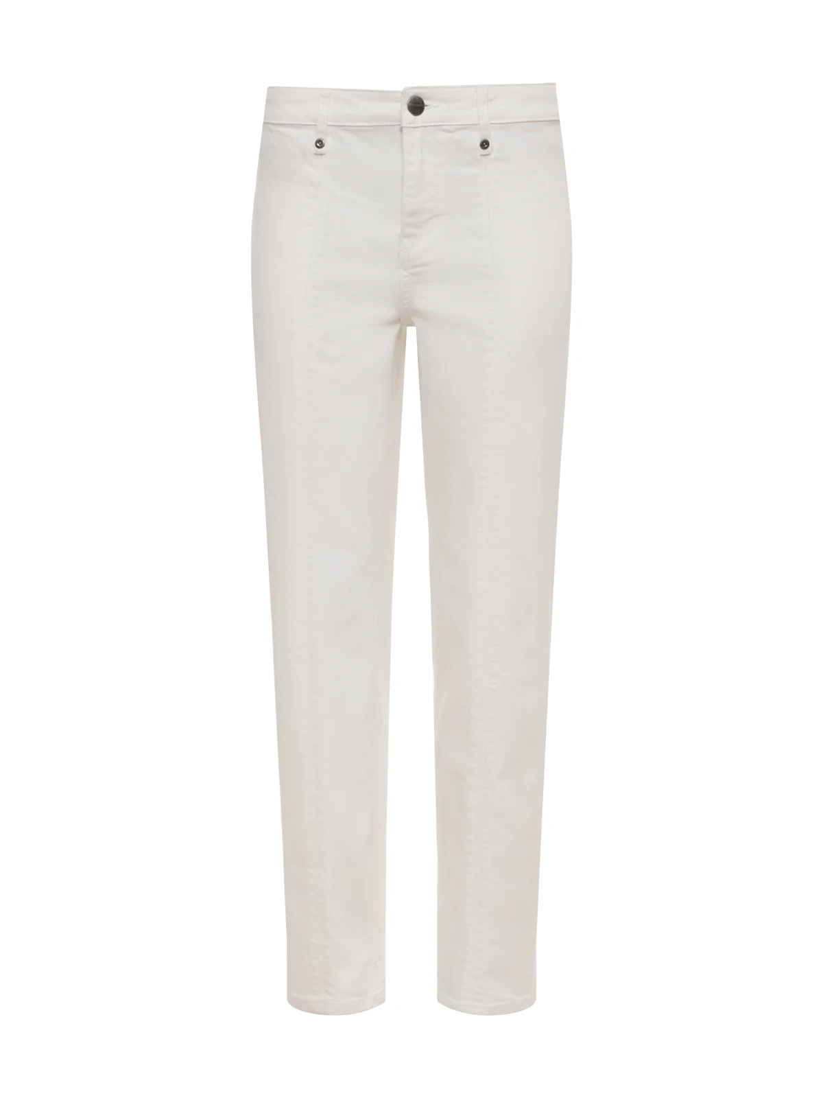 Nixie Slim Straight Ankle Jean Chalk - Image 9