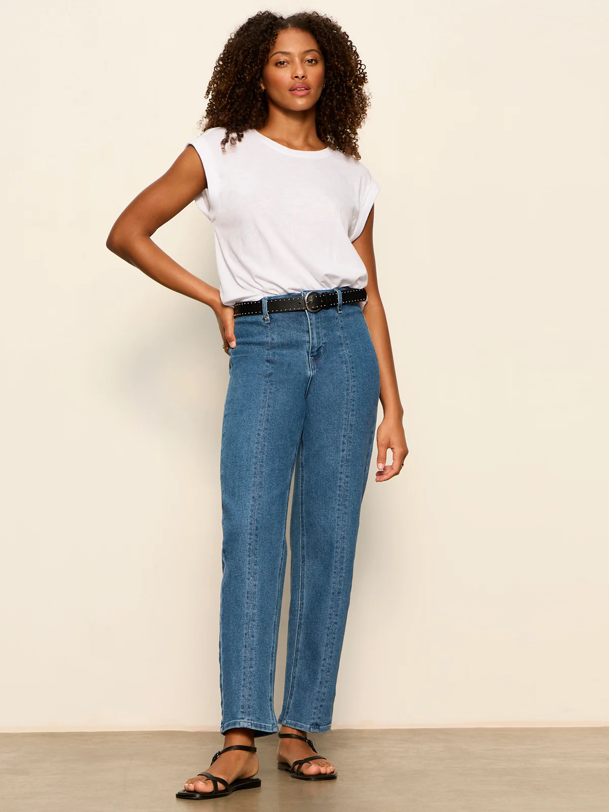 Nixie Slim Straight Ankle Jean Medium - Image 2
