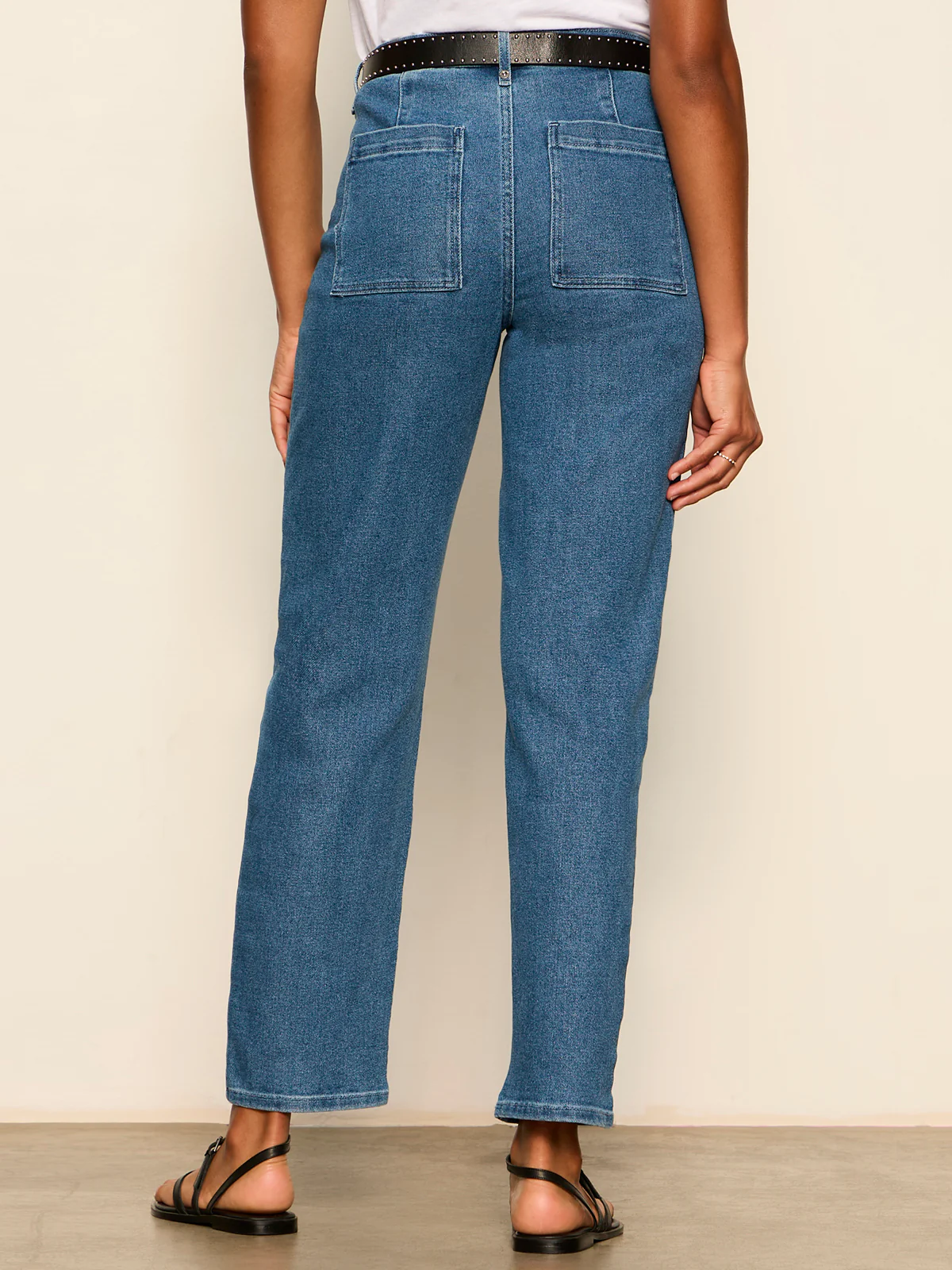 Nixie Slim Straight Ankle Jean Medium - Image 3