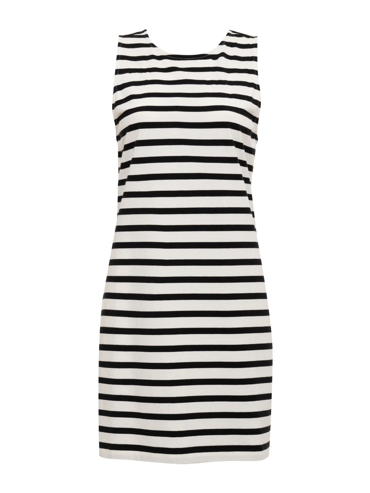 On The Yacht Shift Dress Chalk And Black Stripe - Image 6