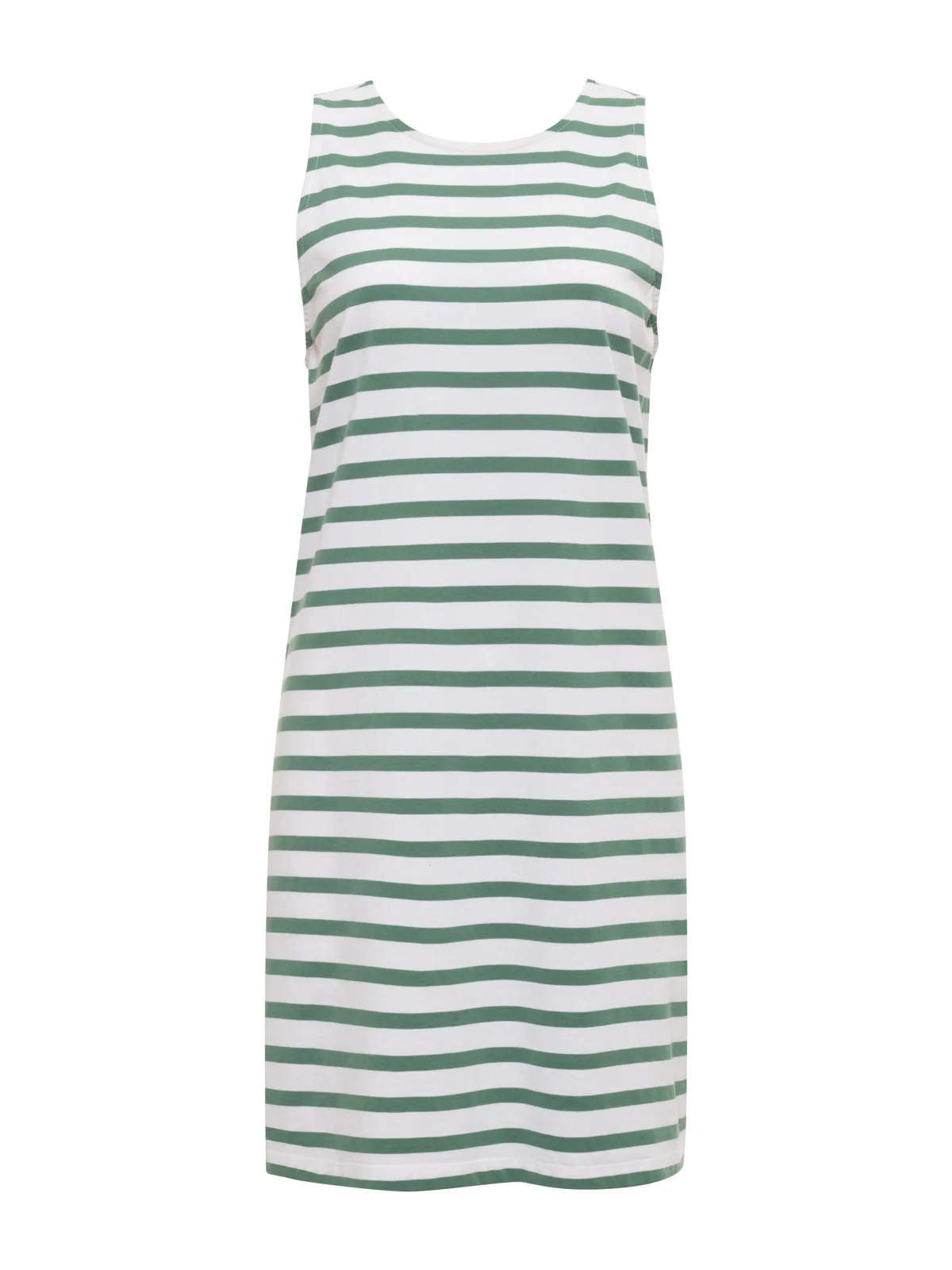 On The Yacht Shift Dress Green Juice / White Stripe - Image 7