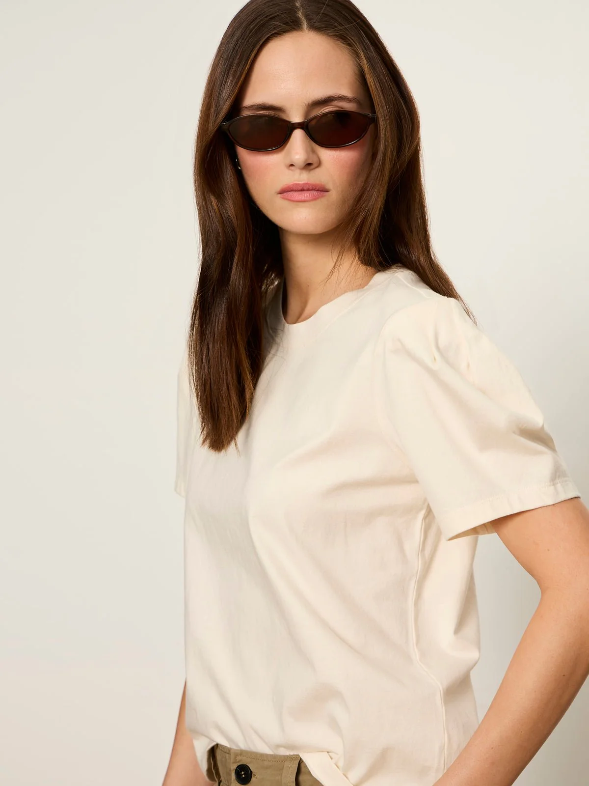 Pleated Tee Collagen - Image 3