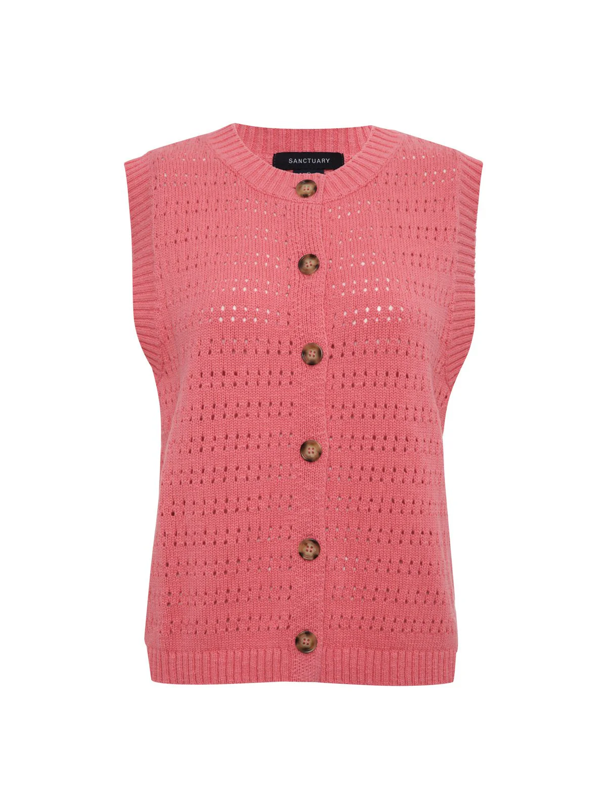 Pointelle Shell Bloom Pink - Image 7