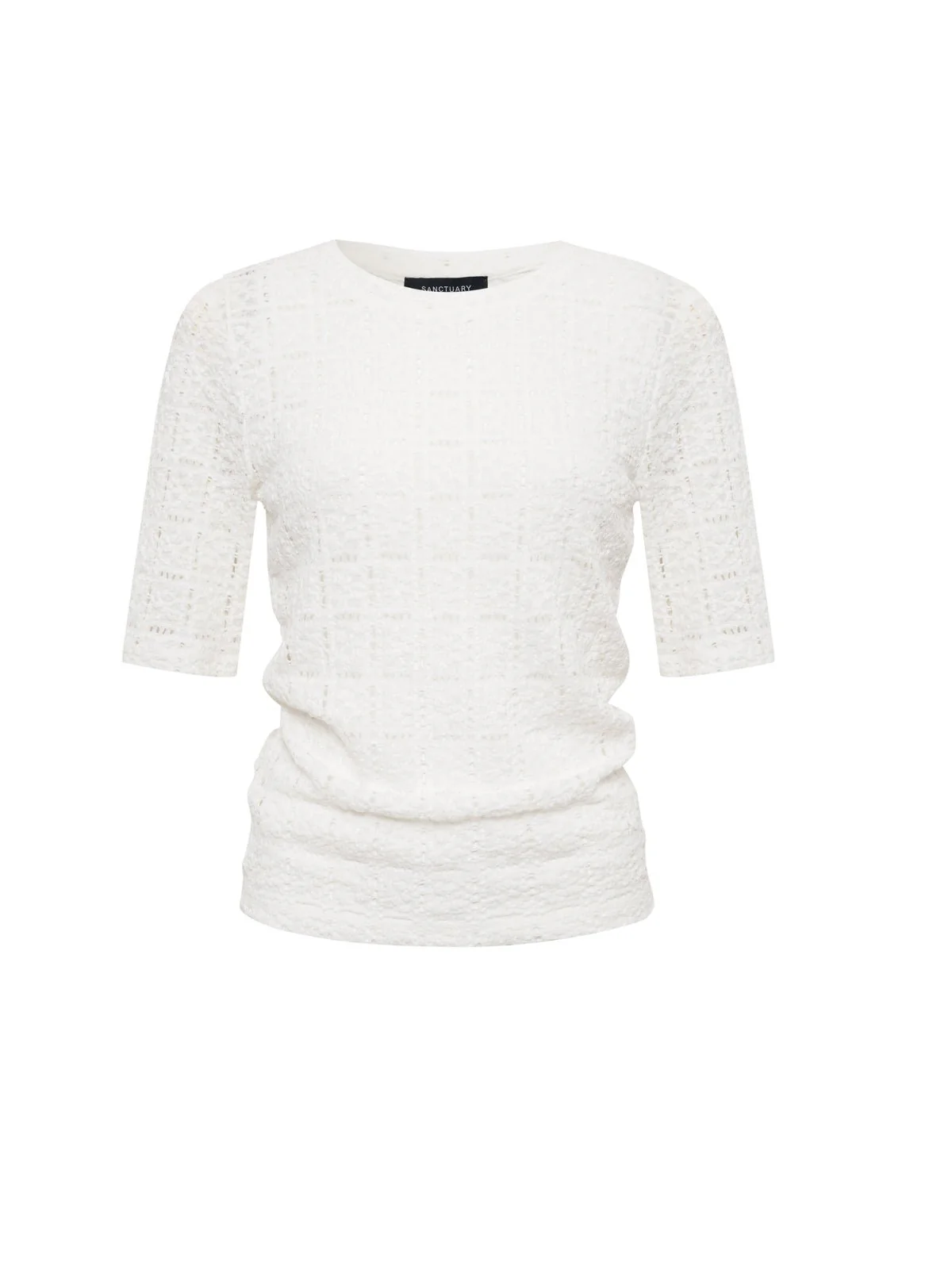 Pucker Half Tee Chalk - Image 7