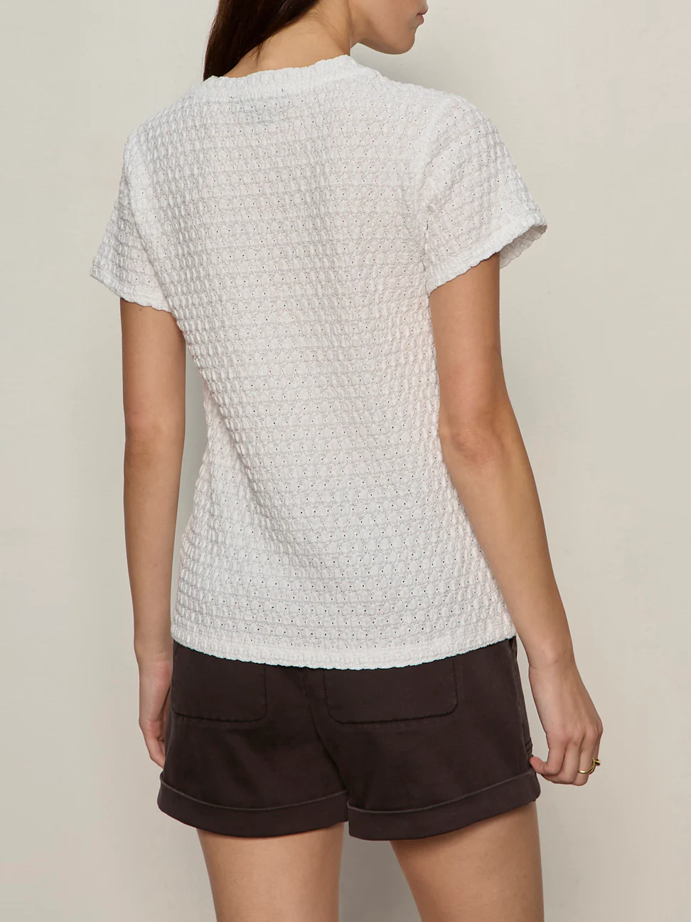 Pucker Up Perfect Tee White Petite Sizing - Image 2