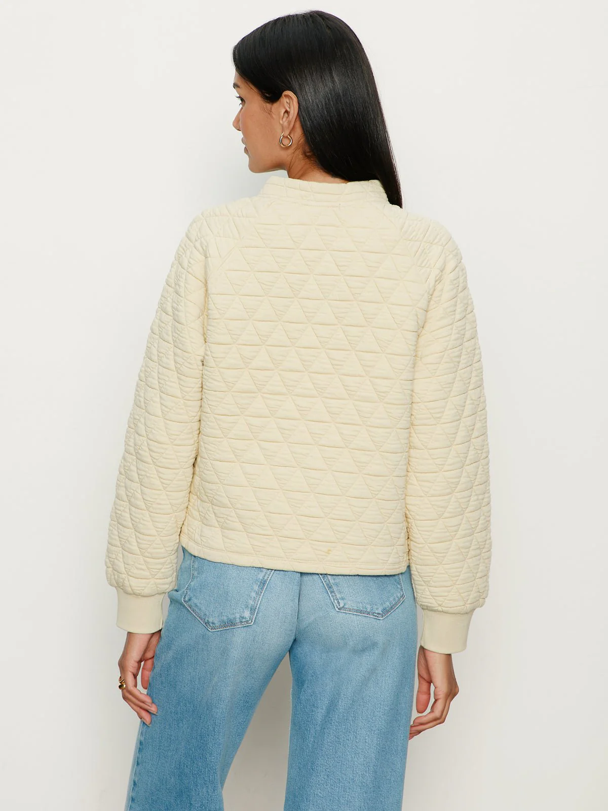 Quilted Button Popover Buttercream - Image 3