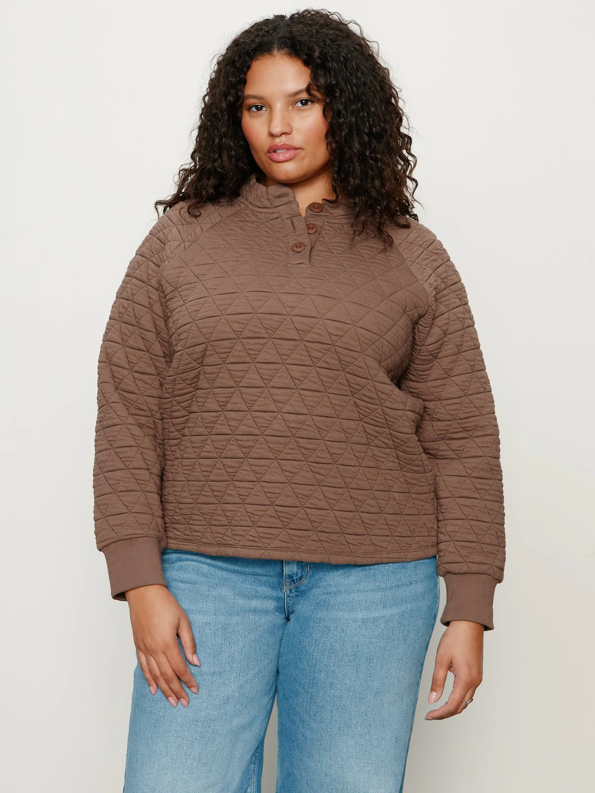 Quilted Button Popover Morel Extended Sizing - Image 4