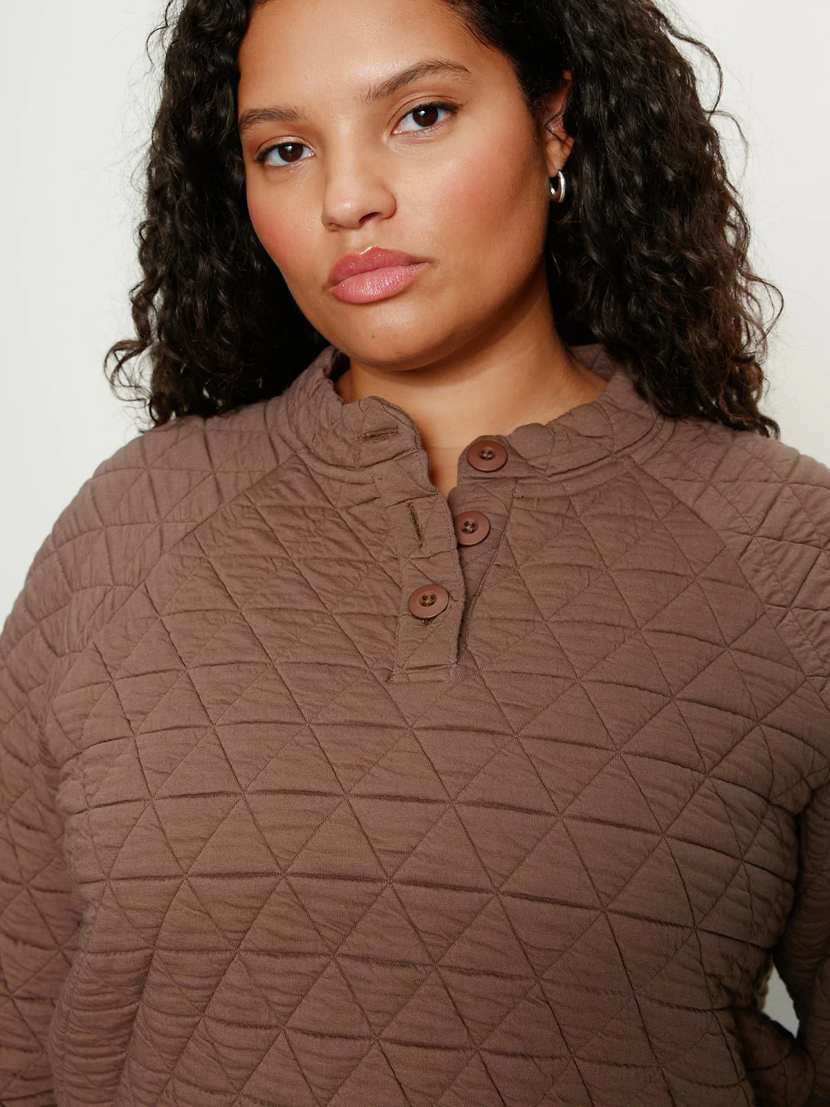 Quilted Button Popover Morel Extended Sizing - Image 5
