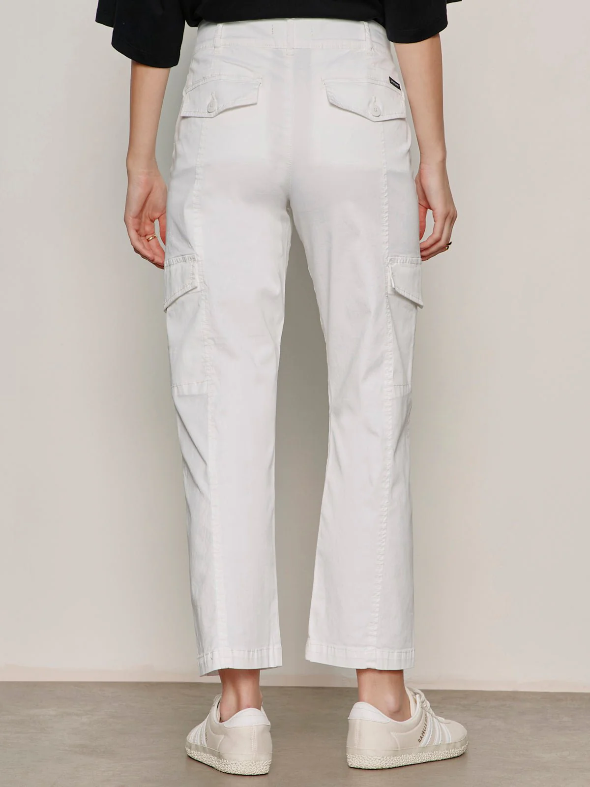 Rebel Straight Crop Pant Chalk - Image 3