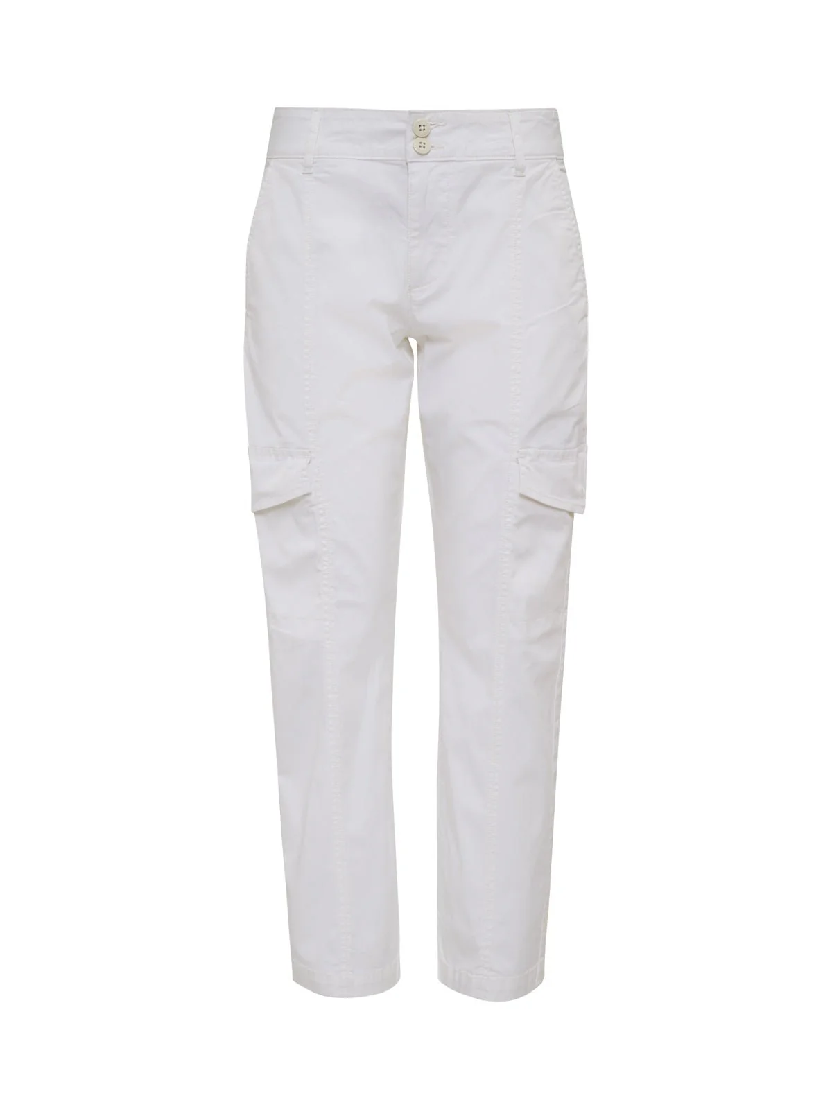 Rebel Straight Crop Pant Chalk - Image 6