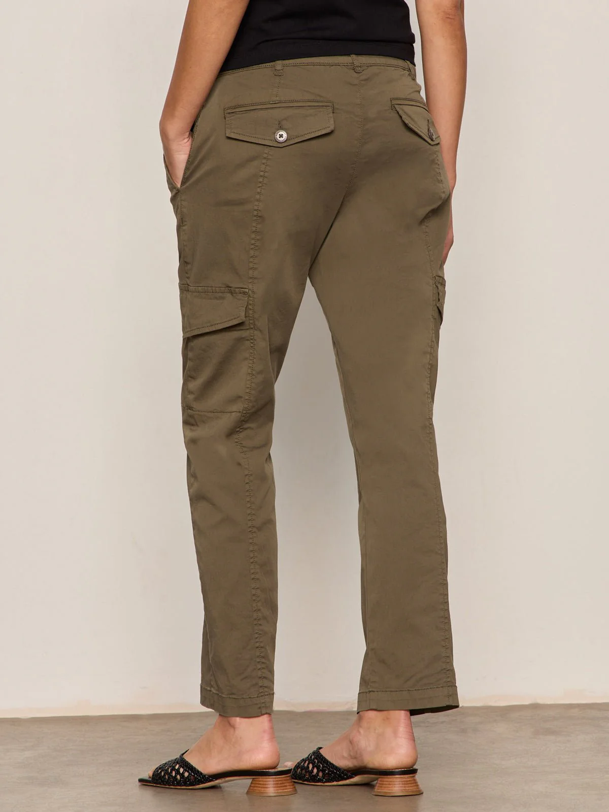 Rebel Straight Crop Pant Fatigue - Image 3