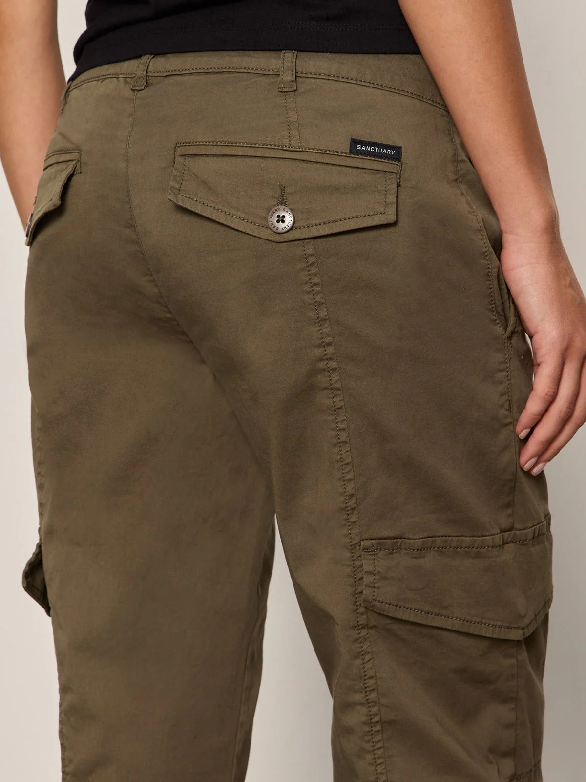 Rebel Straight Crop Pant Fatigue - Image 4