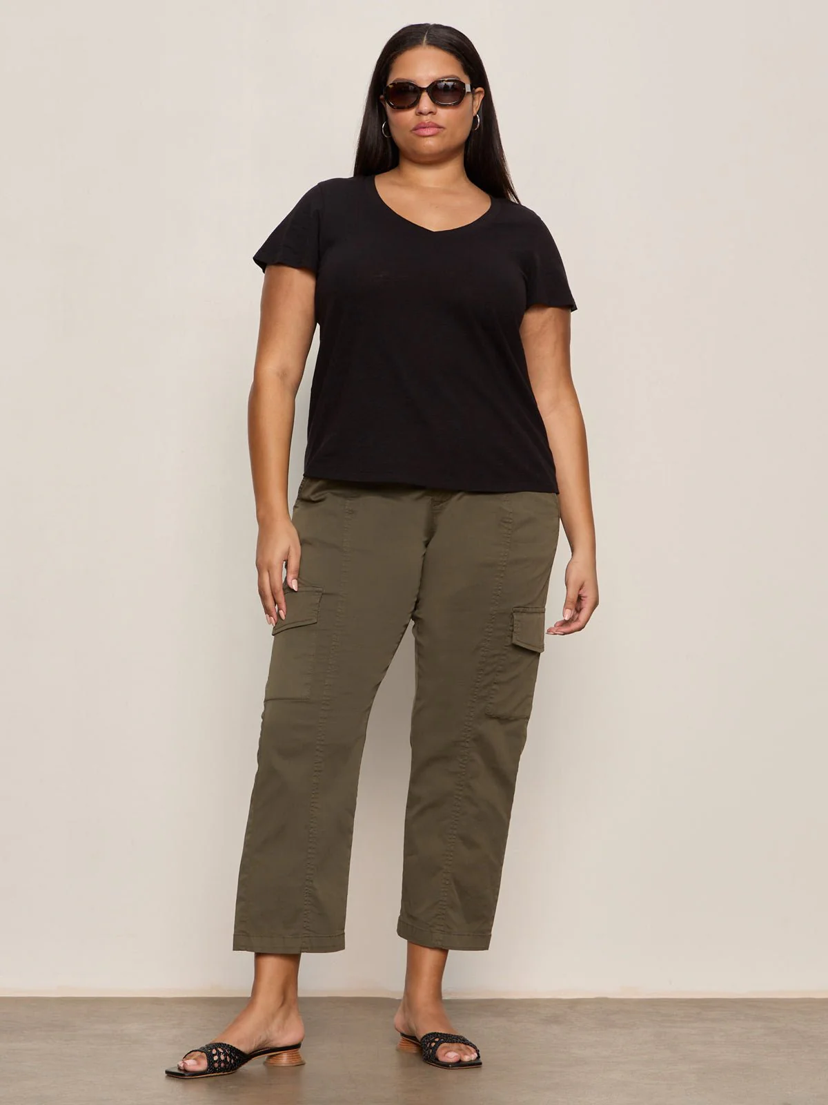 Rebel Straight Crop Pant Fatigue Extended Sizing - Image 5