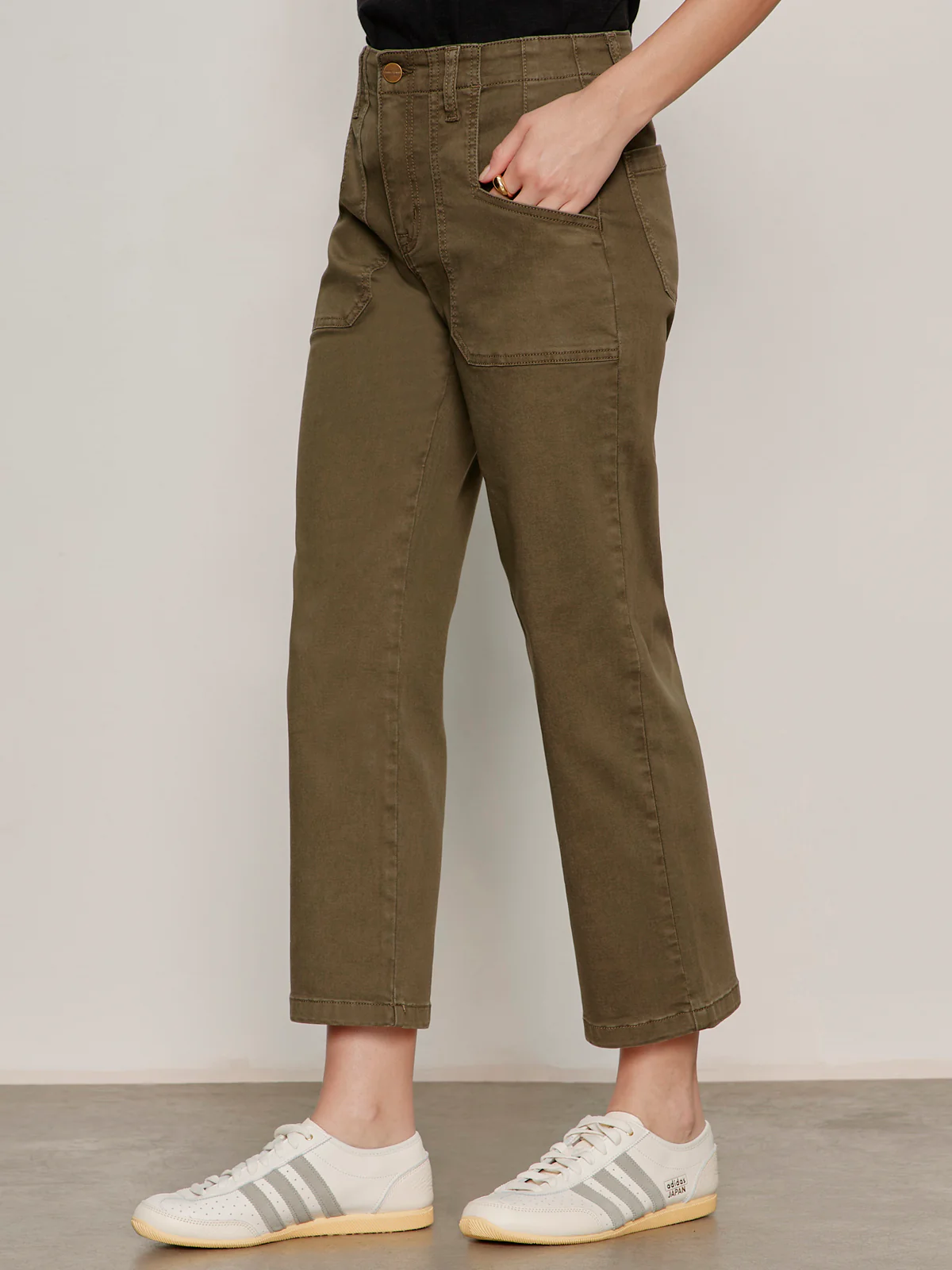 Retreat Crop Pant Burnt Olive - Image 3