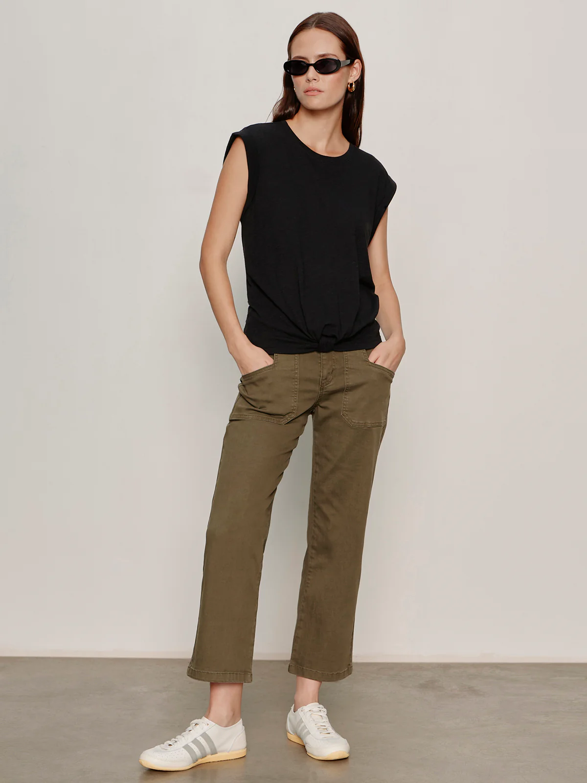 Retreat Crop Pant Burnt Olive - Image 5