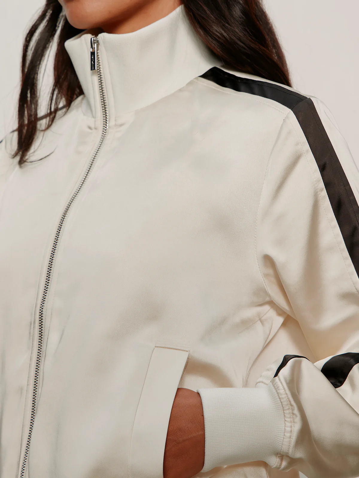 Satin Track Jacket Collagen - Image 3