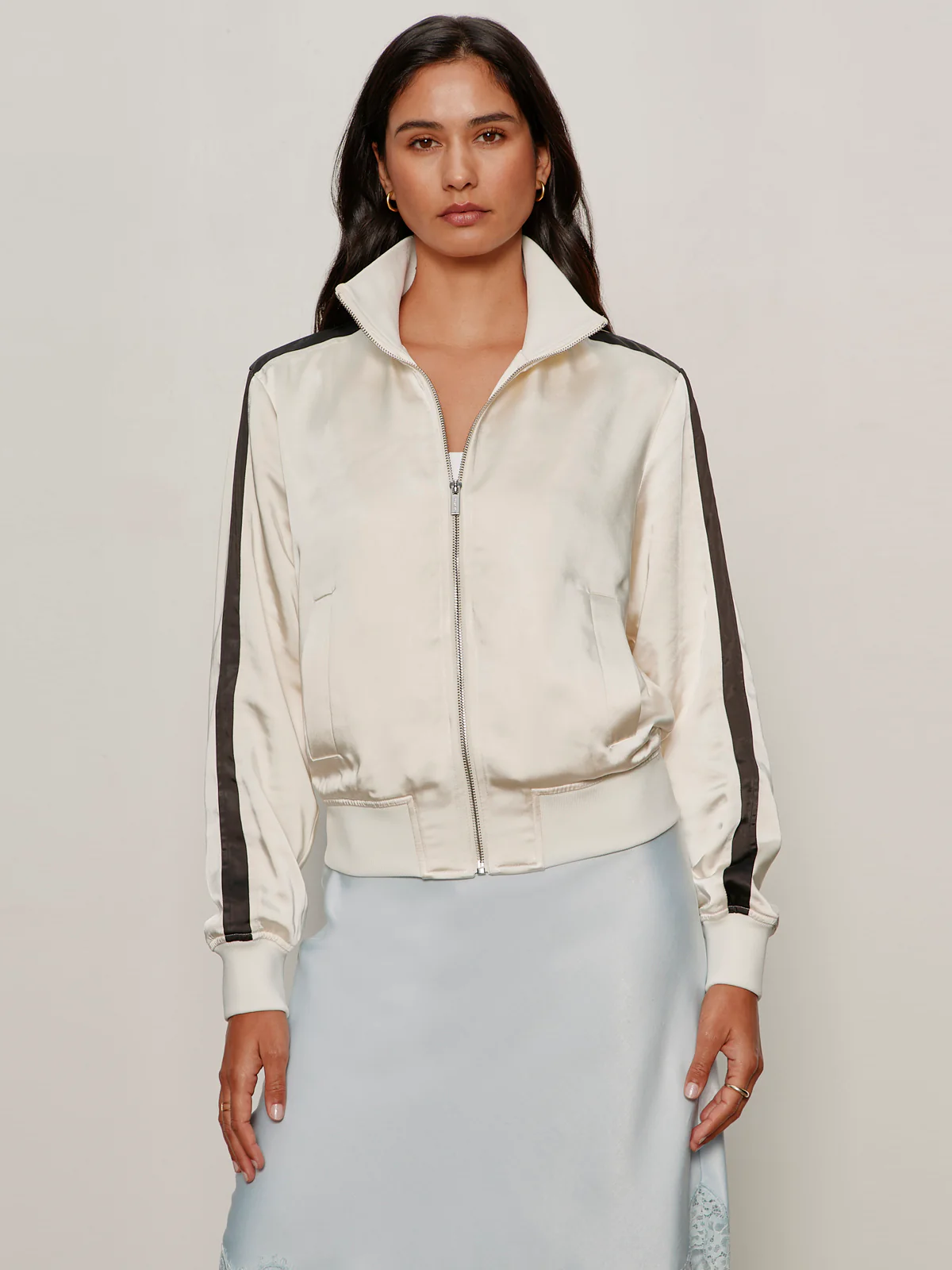 Satin Track Jacket Collagen - Image 4