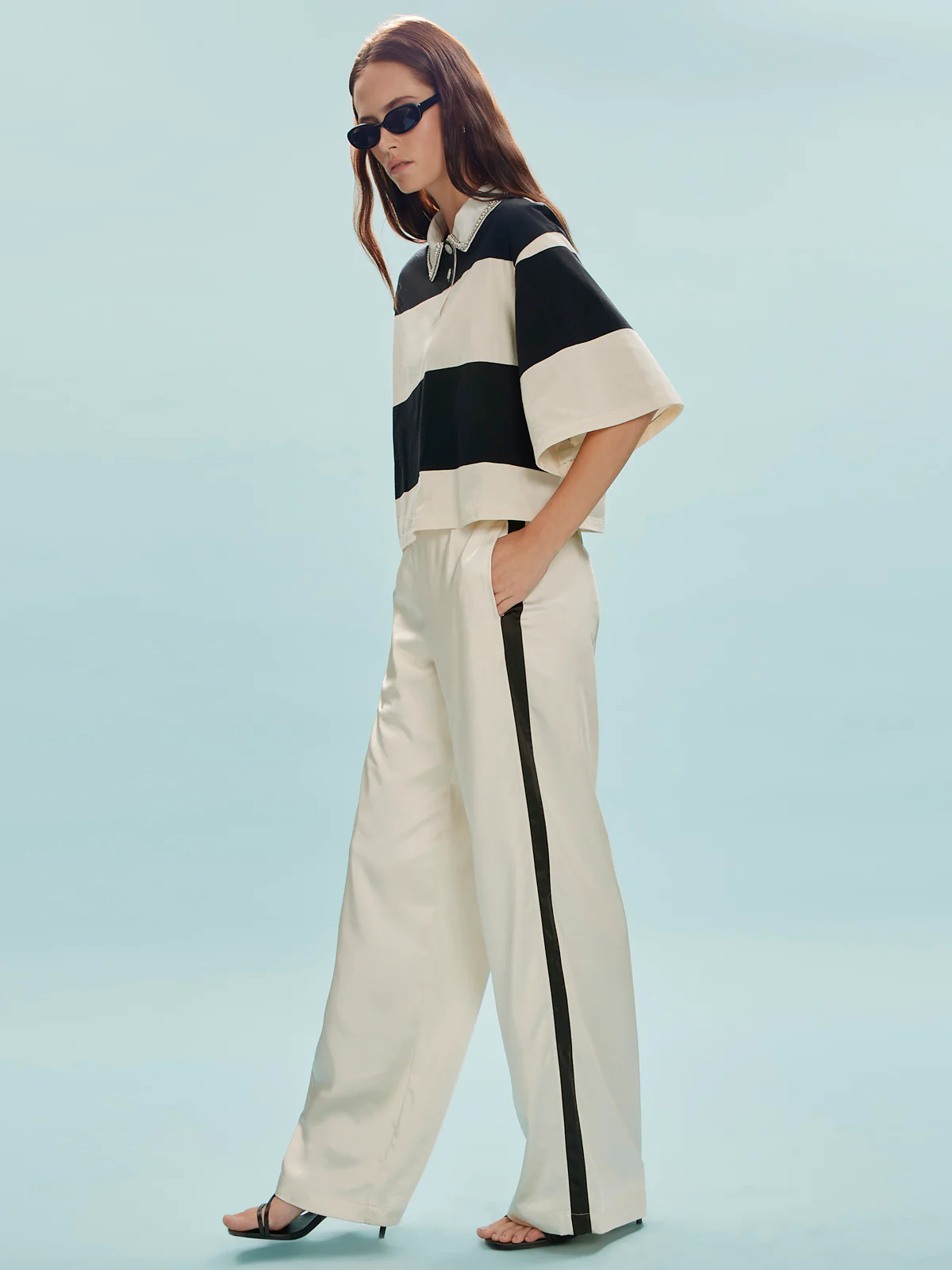 Satin Track Pant Collagen - Image 5