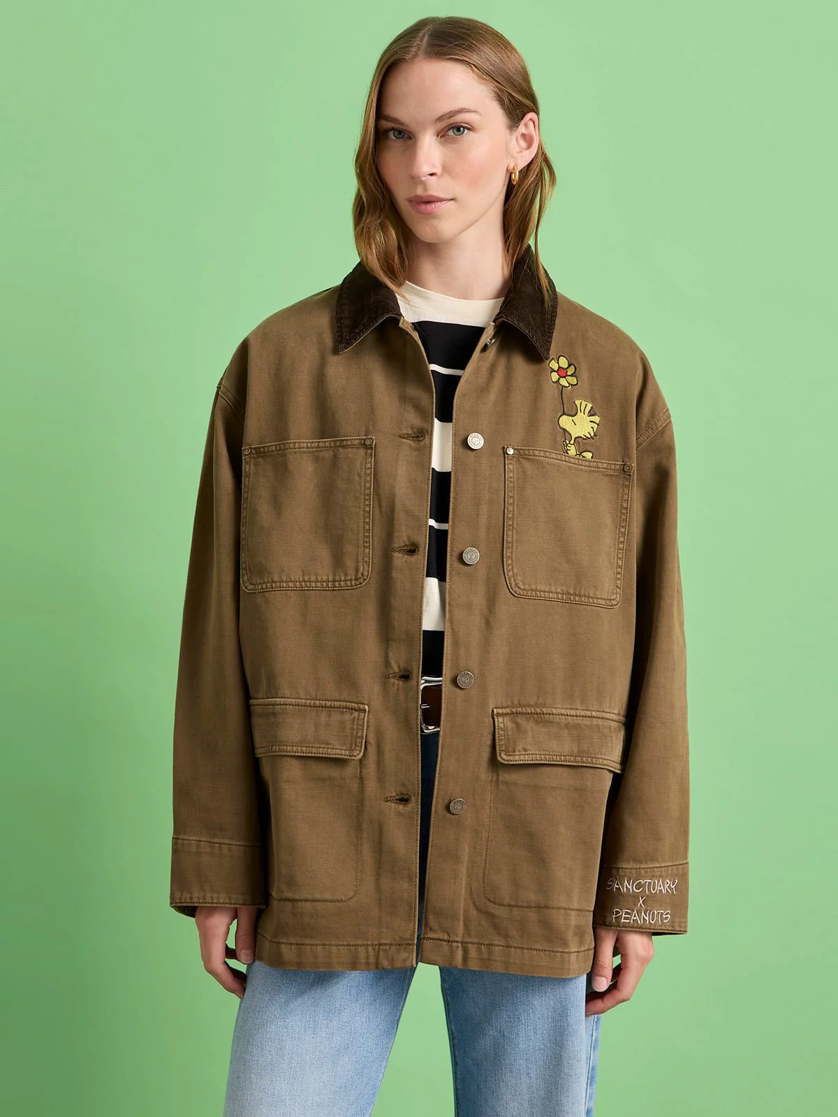 Sanctuary x PEANUTS 75th Anniversary Save Our Planet Jacket - Image 3