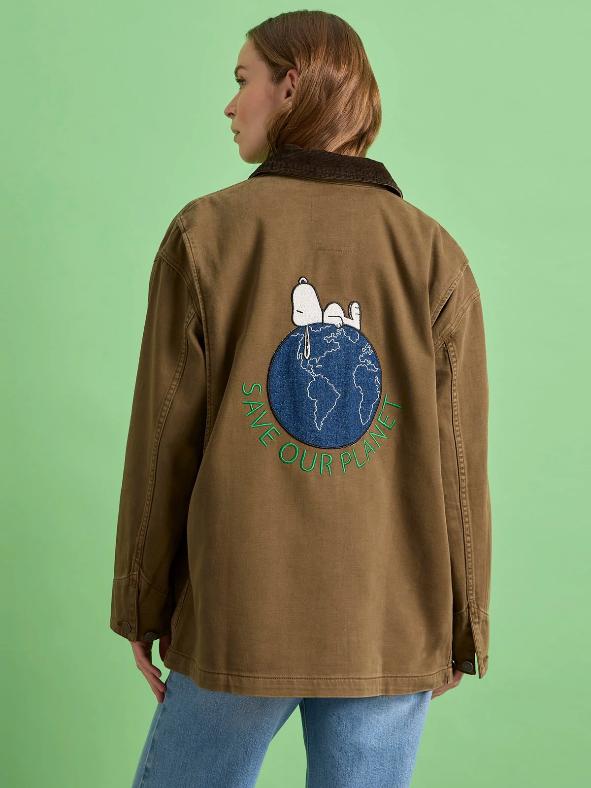 Sanctuary x PEANUTS 75th Anniversary Save Our Planet Jacket - Image 4