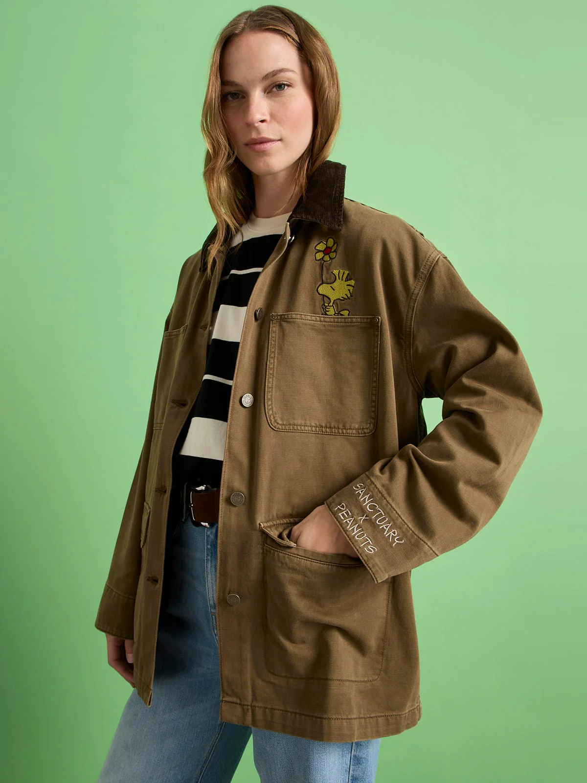 Sanctuary x PEANUTS 75th Anniversary Save Our Planet Jacket - Image 7