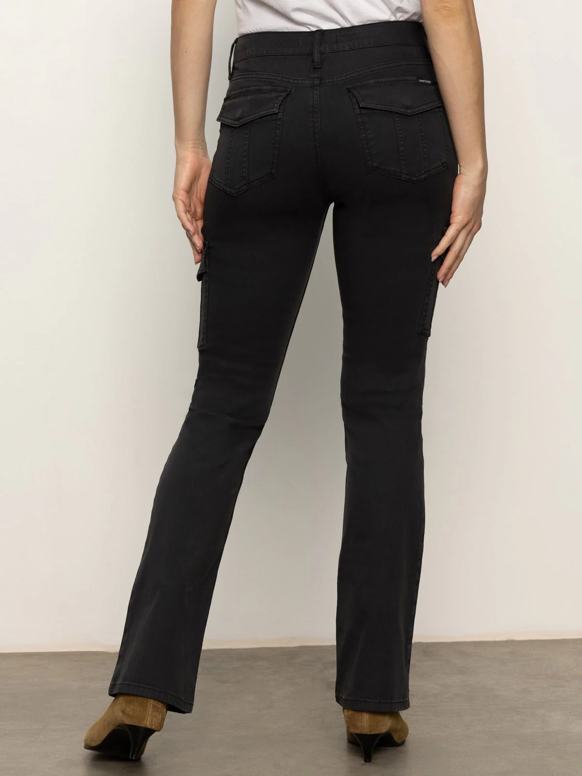Sculpted Hayden Bootcut Standard Rise Pant Black - Image 3