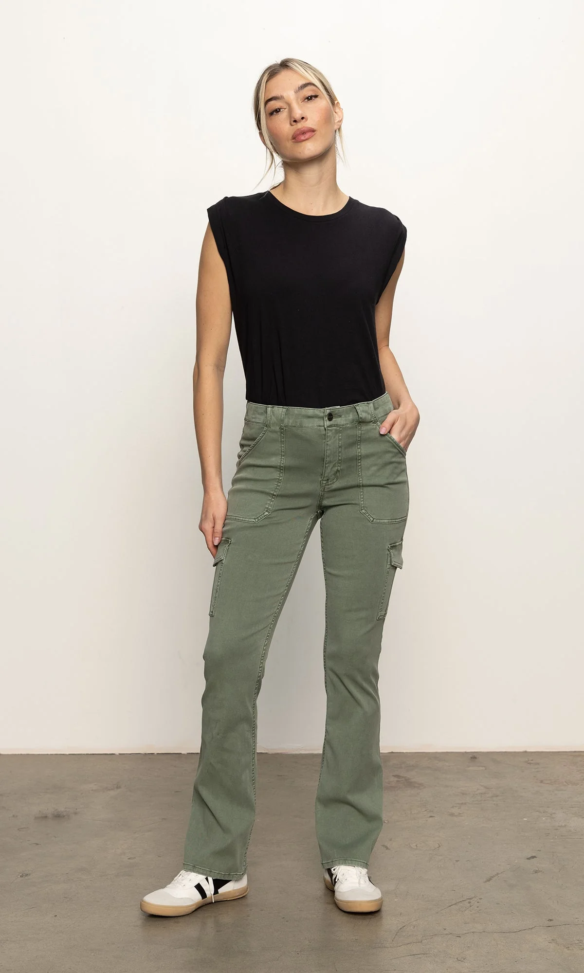 Sculpted Hayden Bootcut Pant Dark Spruce - Image 5