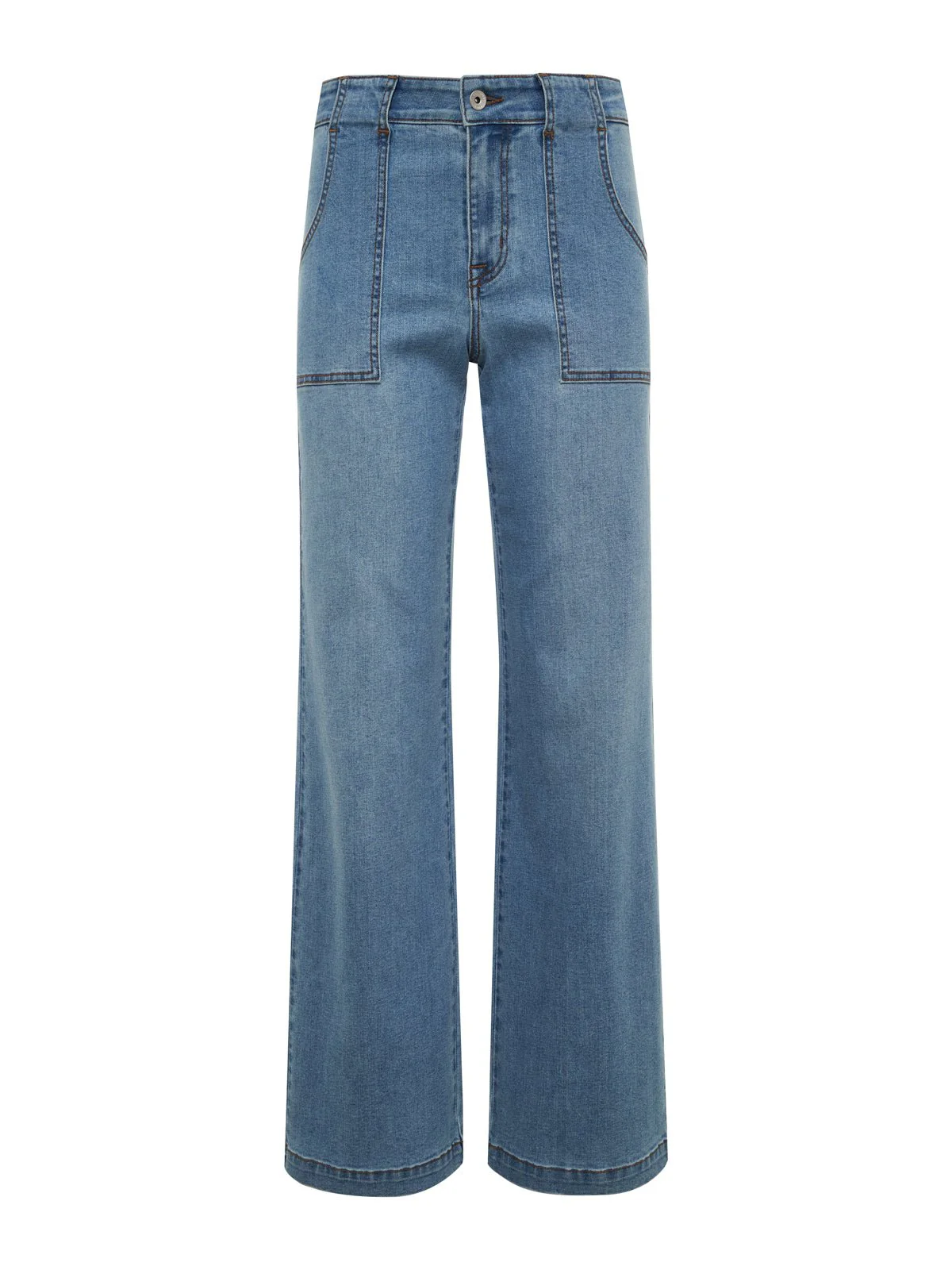 Sculpted Insider Wide Leg Jean Keep Up - Image 8