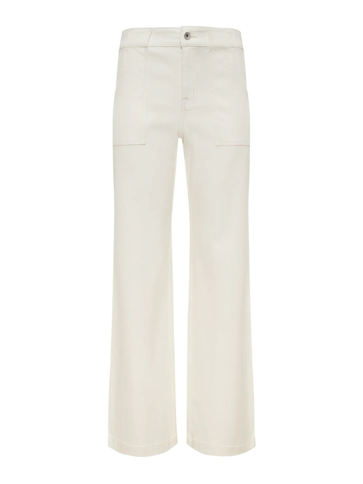 Sculpted Insider Wide Leg Pant Chalk - Image 6