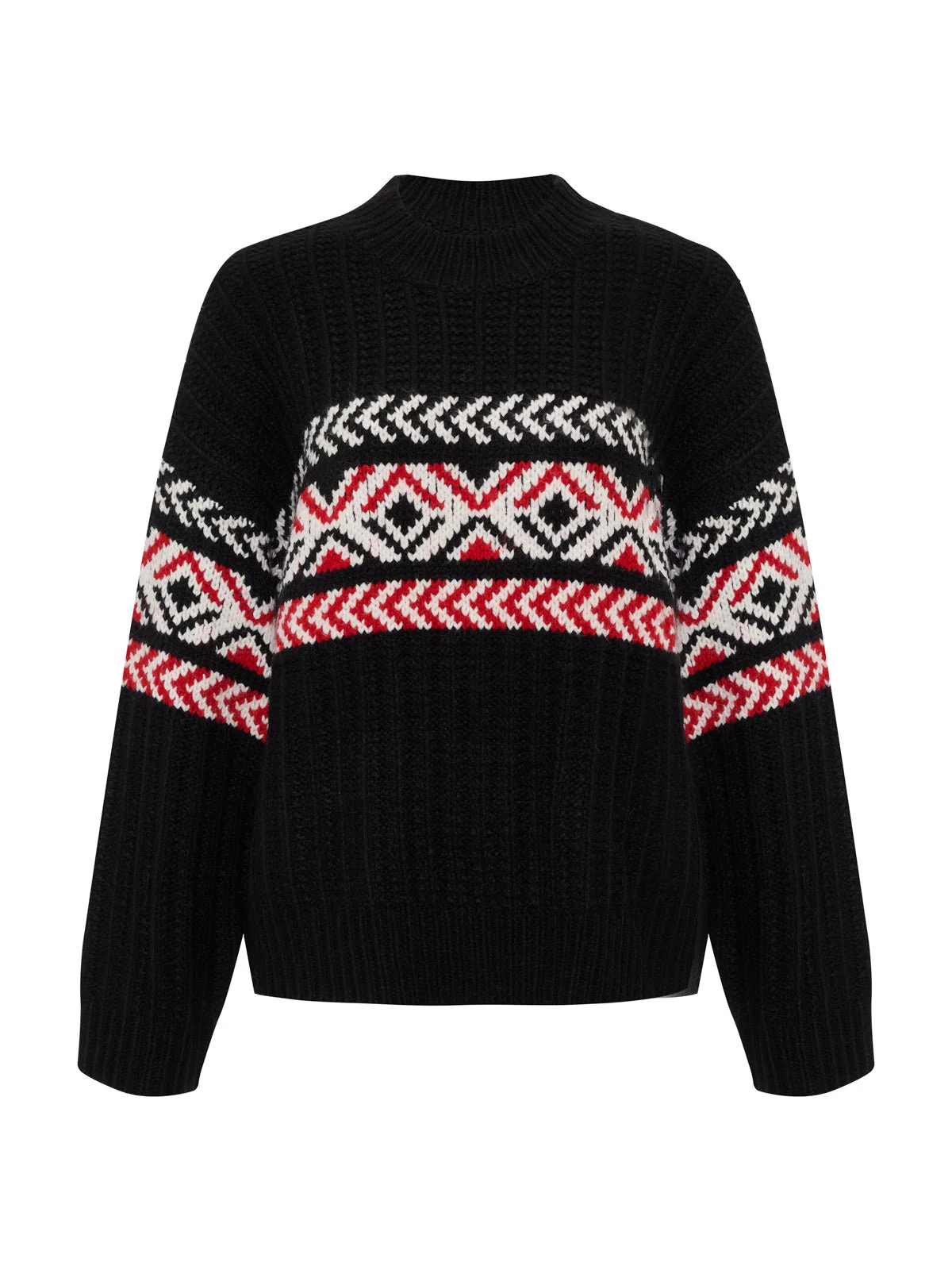 Send It Sweater Black Multi Extended Sizing - Image 7