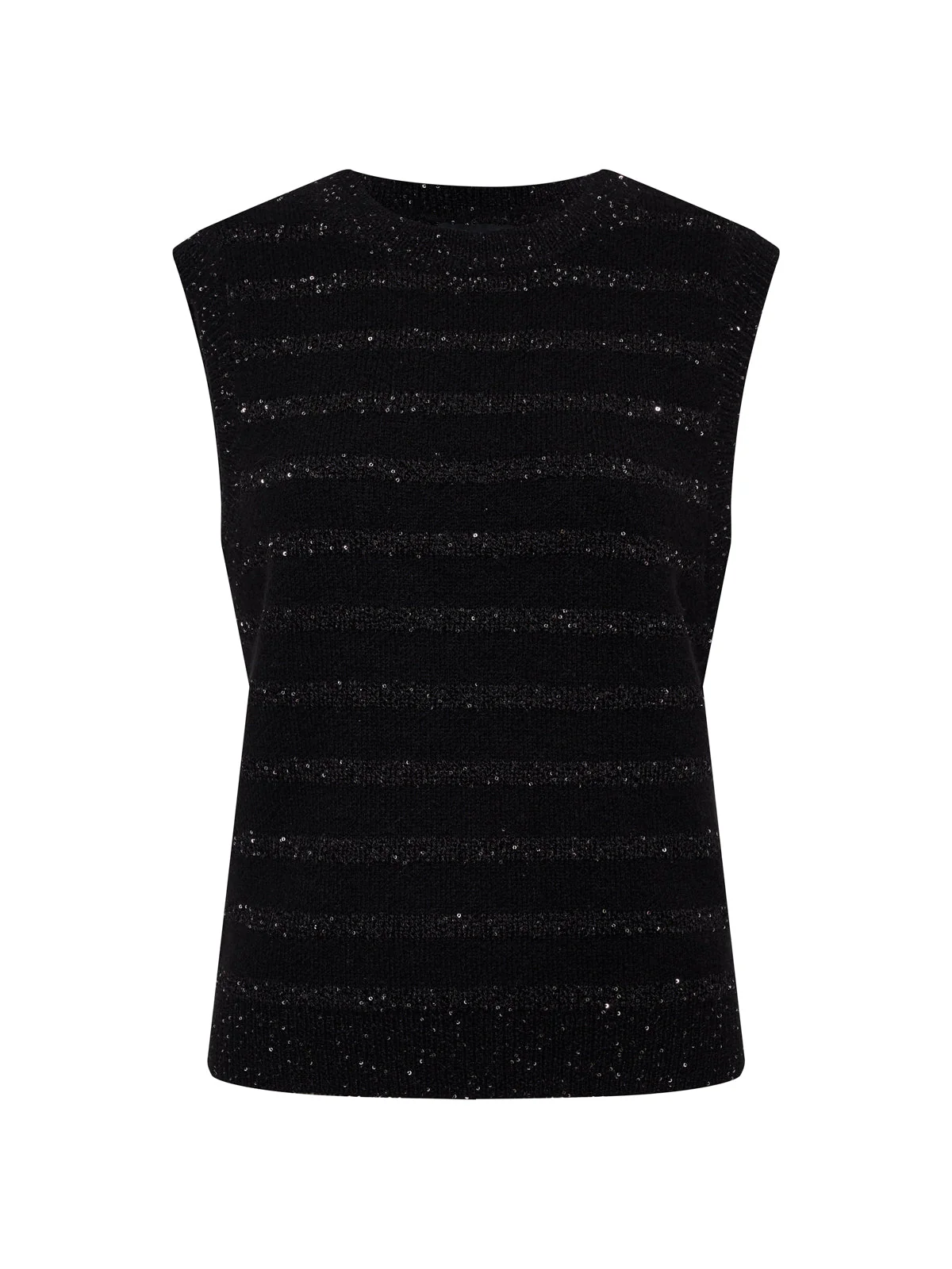 Shine Sweater Shell Black With Black Shine - Image 7