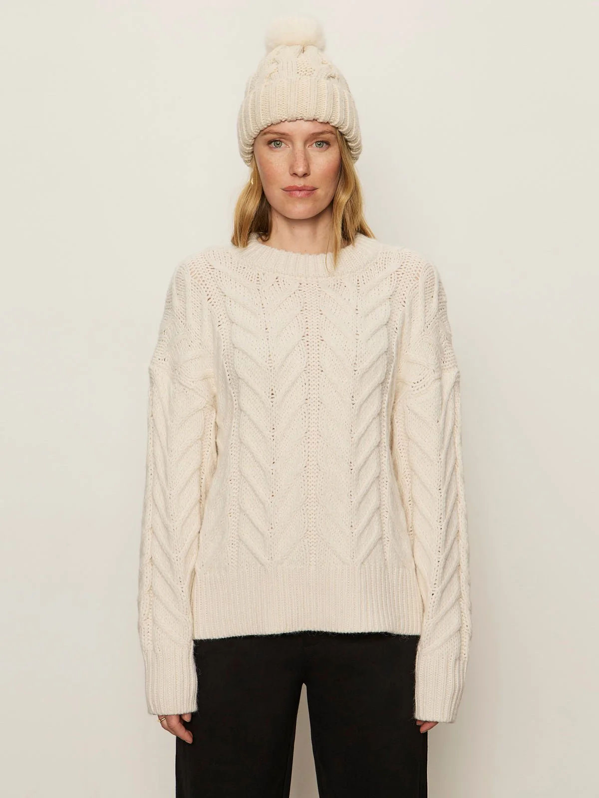 Snow Bunny Statement Sweater Chalk - Image 2