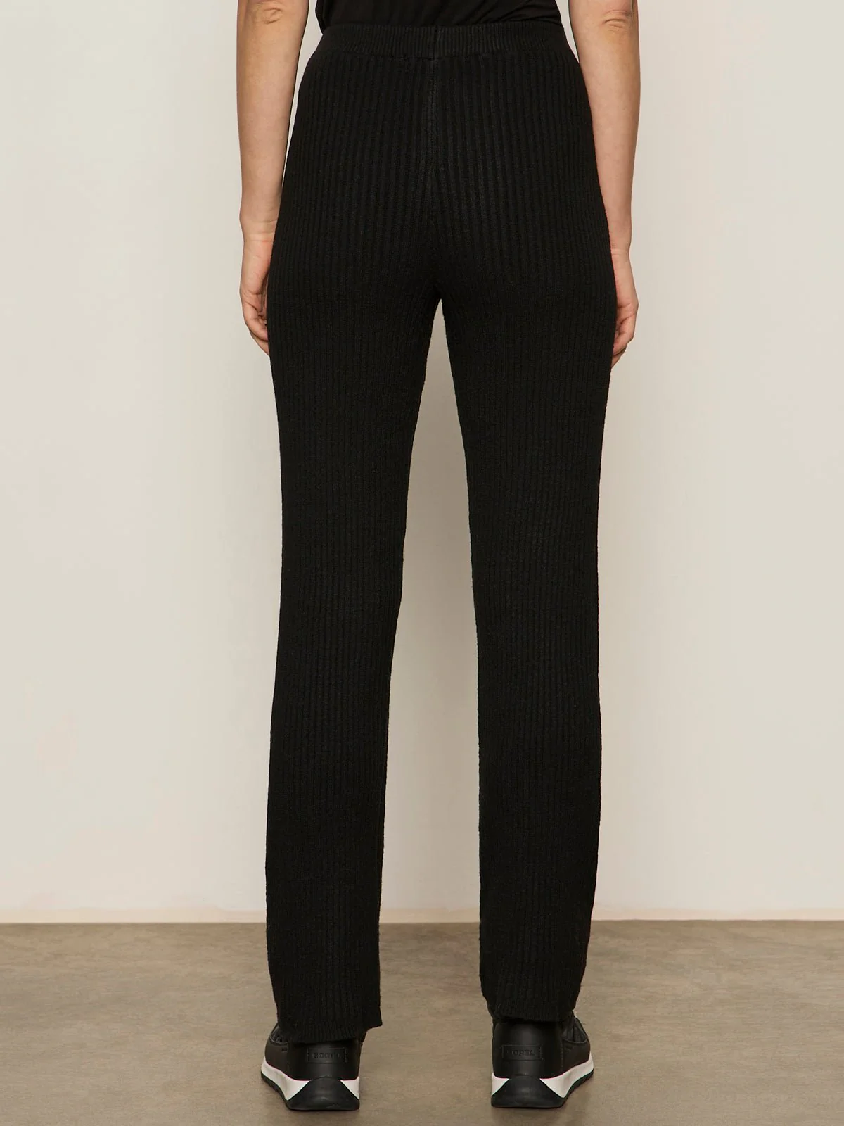 So Soft Ribbed Sweater Legging Black - Image 3