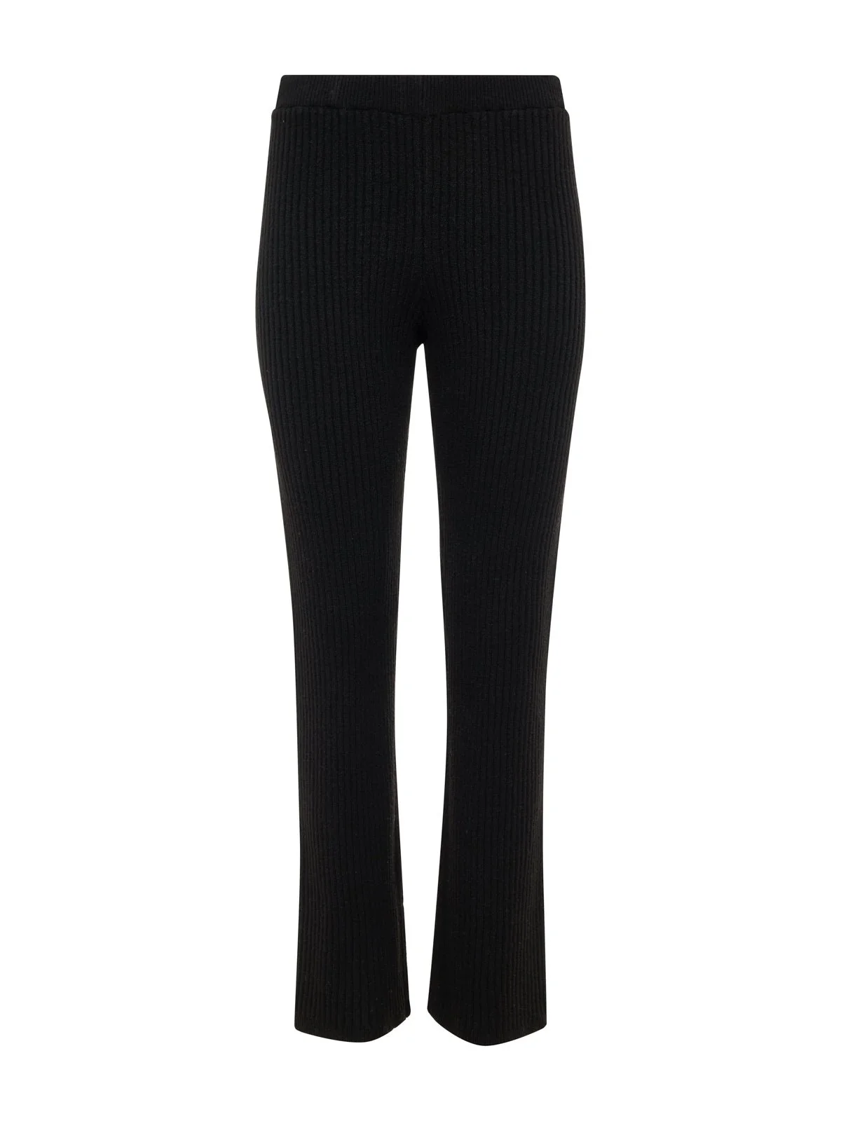 So Soft Ribbed Sweater Legging Black Extended Sizing - Image 7