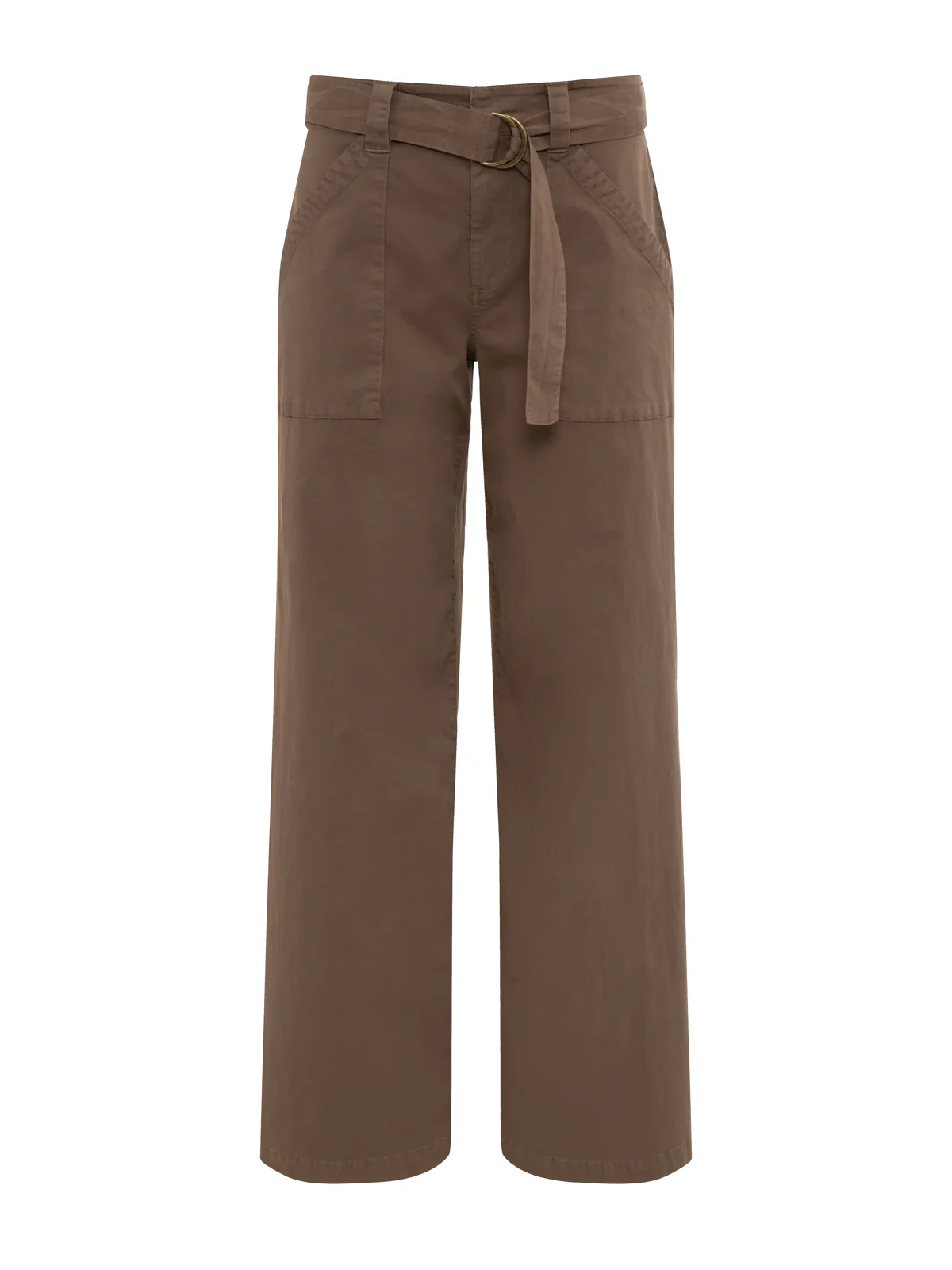Soft Polished Wide Leg Pant Timber - Image 6